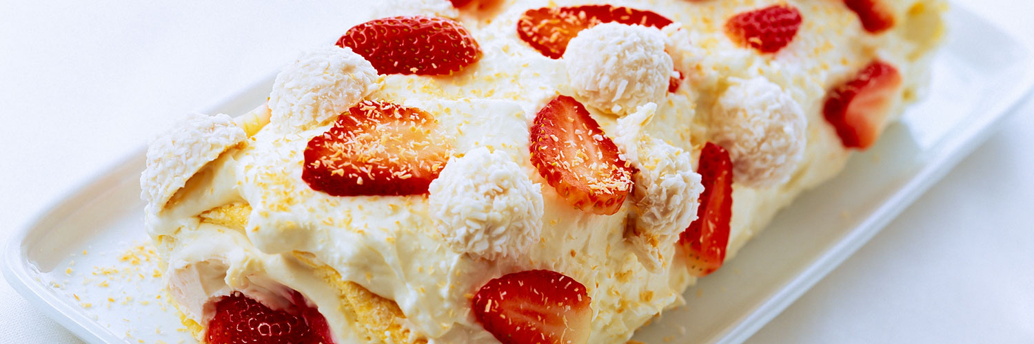 Biskuitrolle Pina Colada 1