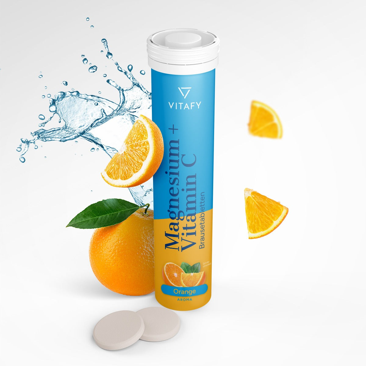 Magnesium + Vitamin C - Orange (20 Brausetabletten)