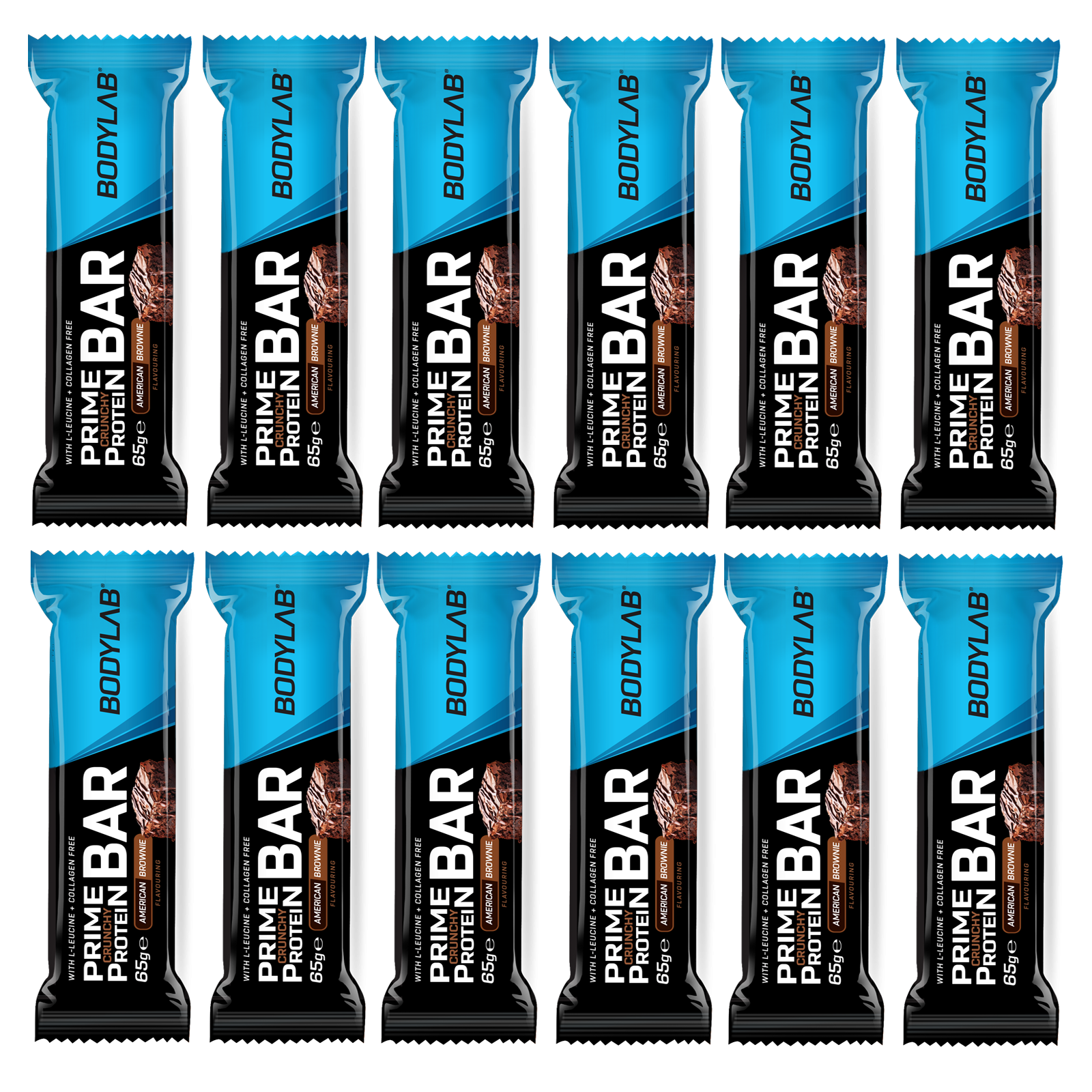 Prime Crunchy Protein Bar American Brownie (12x65g)