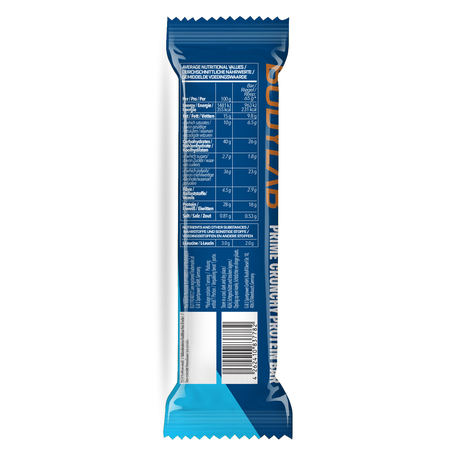 Prime Crunchy Protein Bar (12x65g)