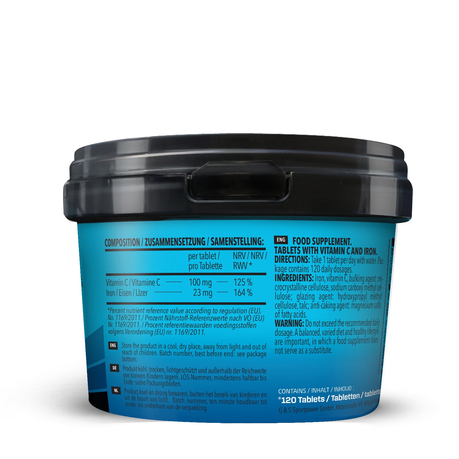 Iron + Vitamin C (Energy Boost - Immune Boost) (120 Tabletten)