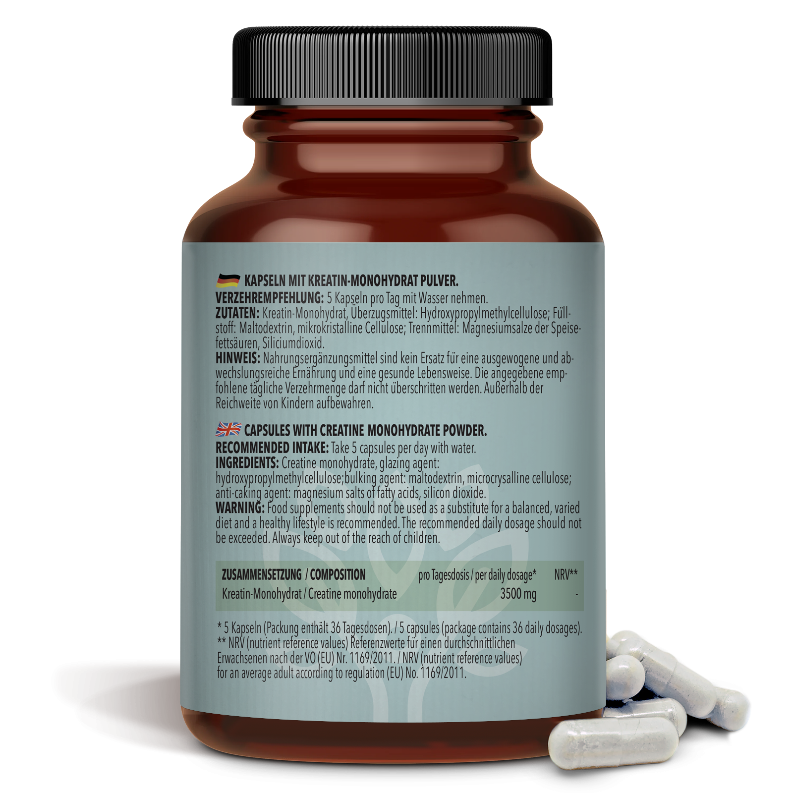 Kreatin Monohydrat (180 Kapseln)