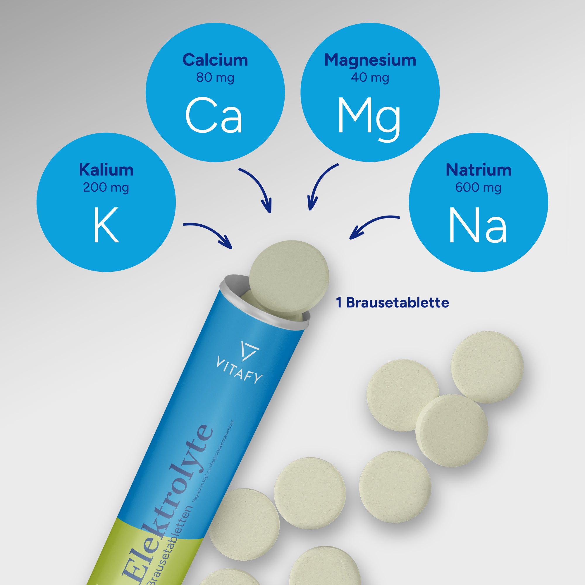 Elektrolyte - Zitrus-Mix (20 Brausetabletten)