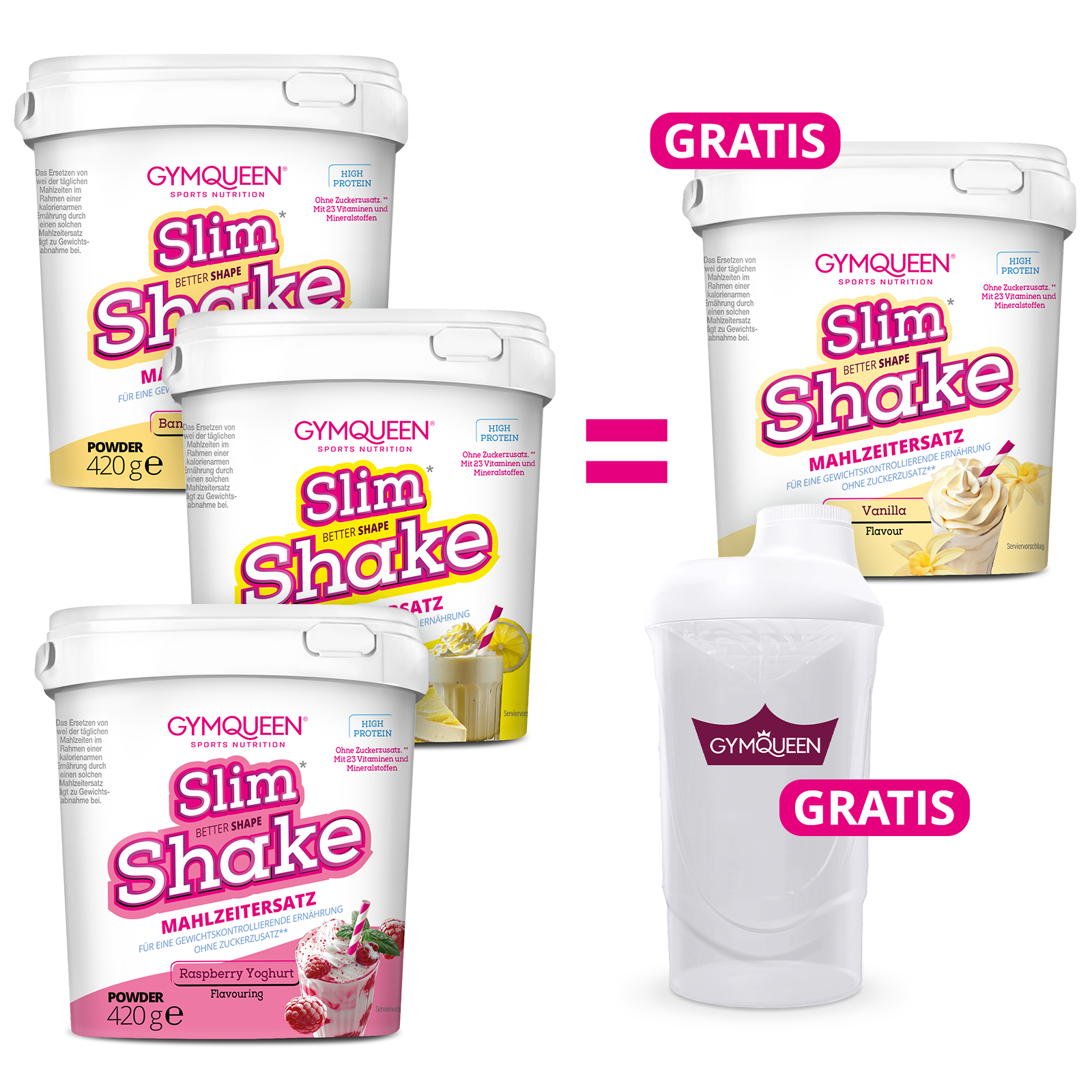 Slim Shake: 3+1 GRATIS