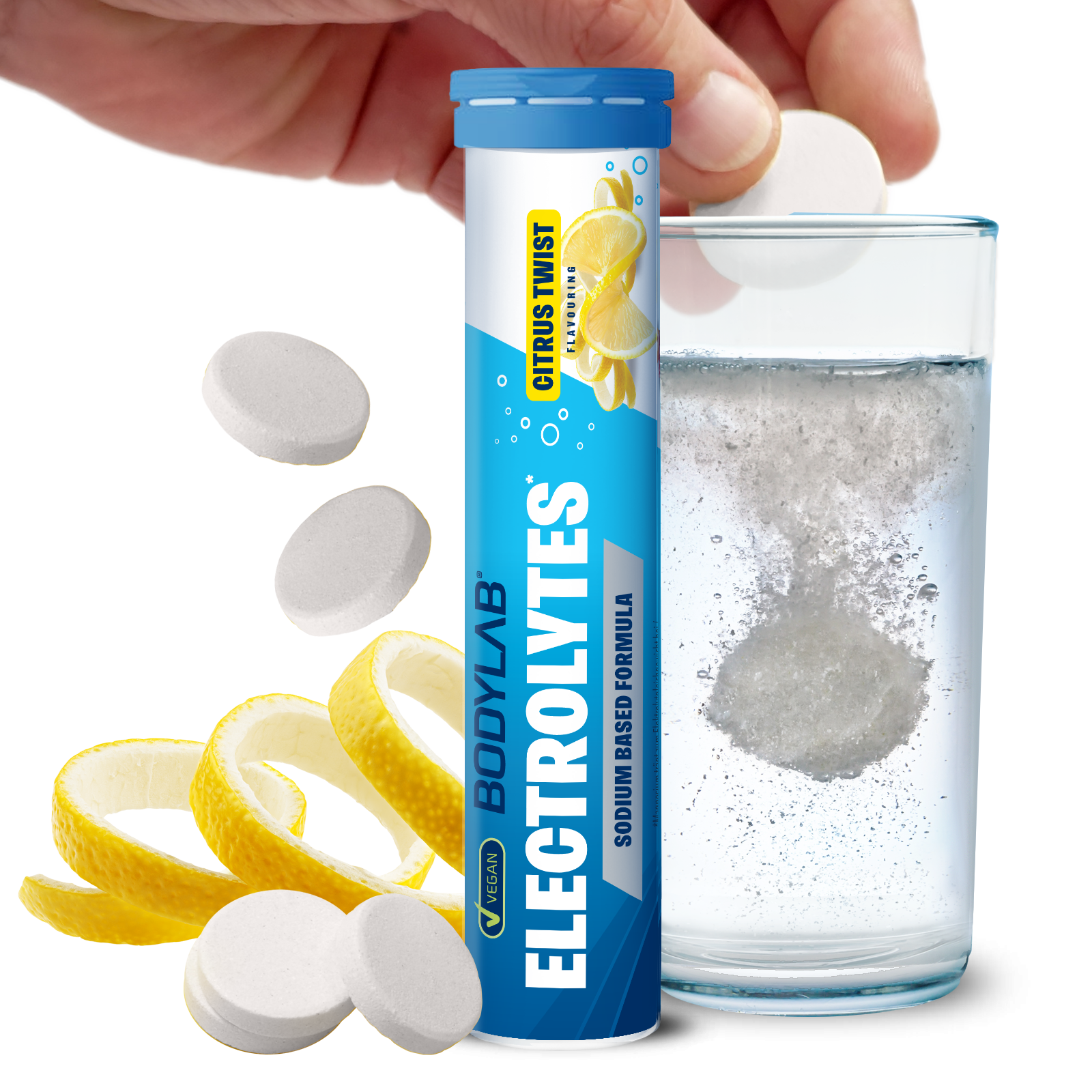 Electrolytes - 6x 20 Brausetabletten - Lemon Flavouring