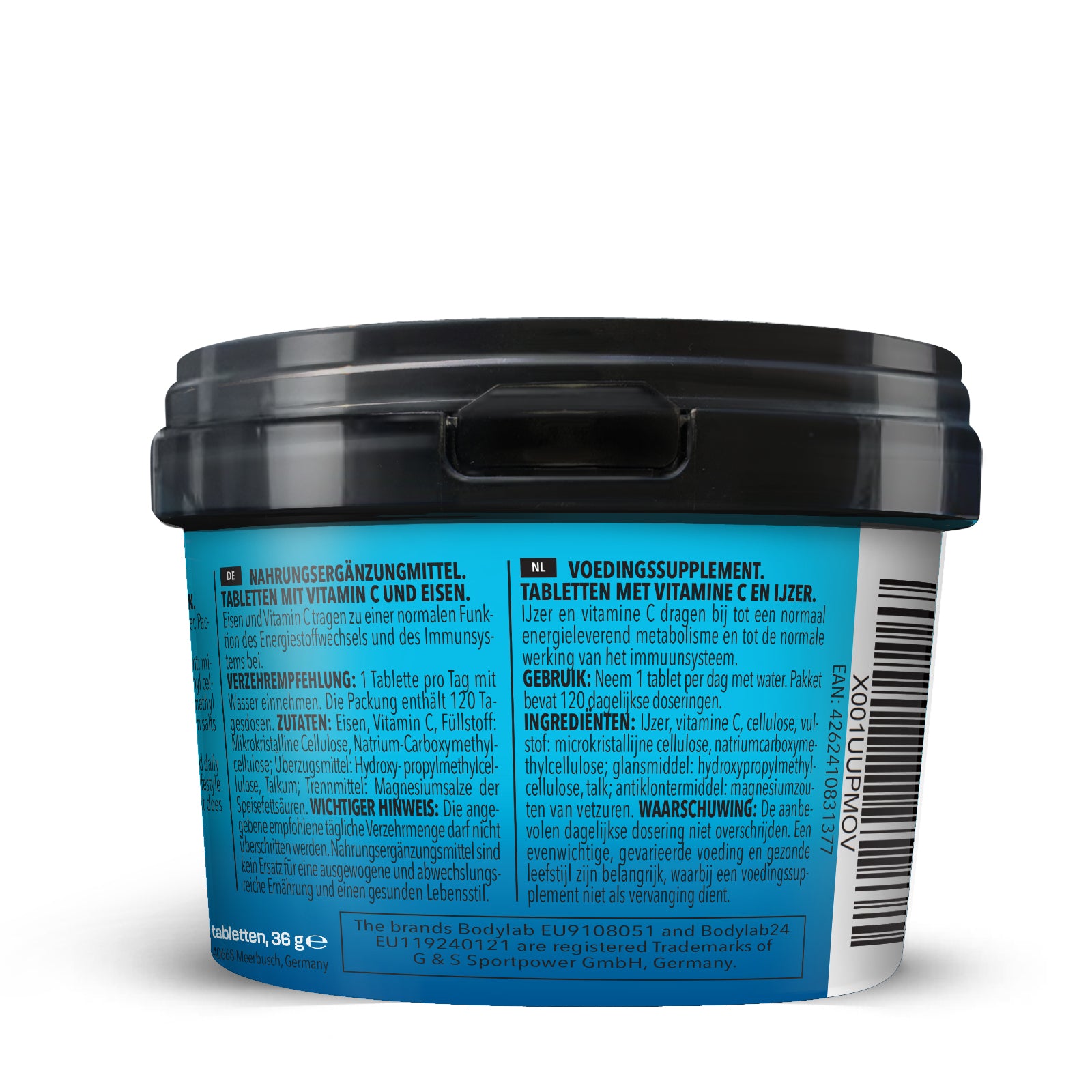 Iron + Vitamin C (Energy Boost - Immune Boost) (120 Tabletten)