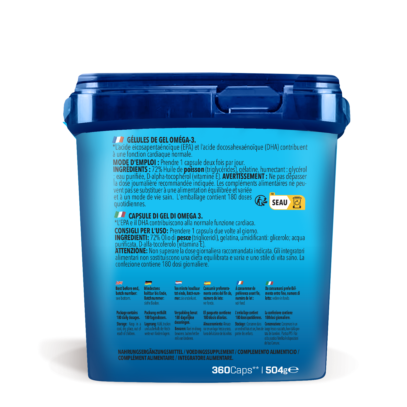 BIG PACK Omega-3 (360 Kapseln)