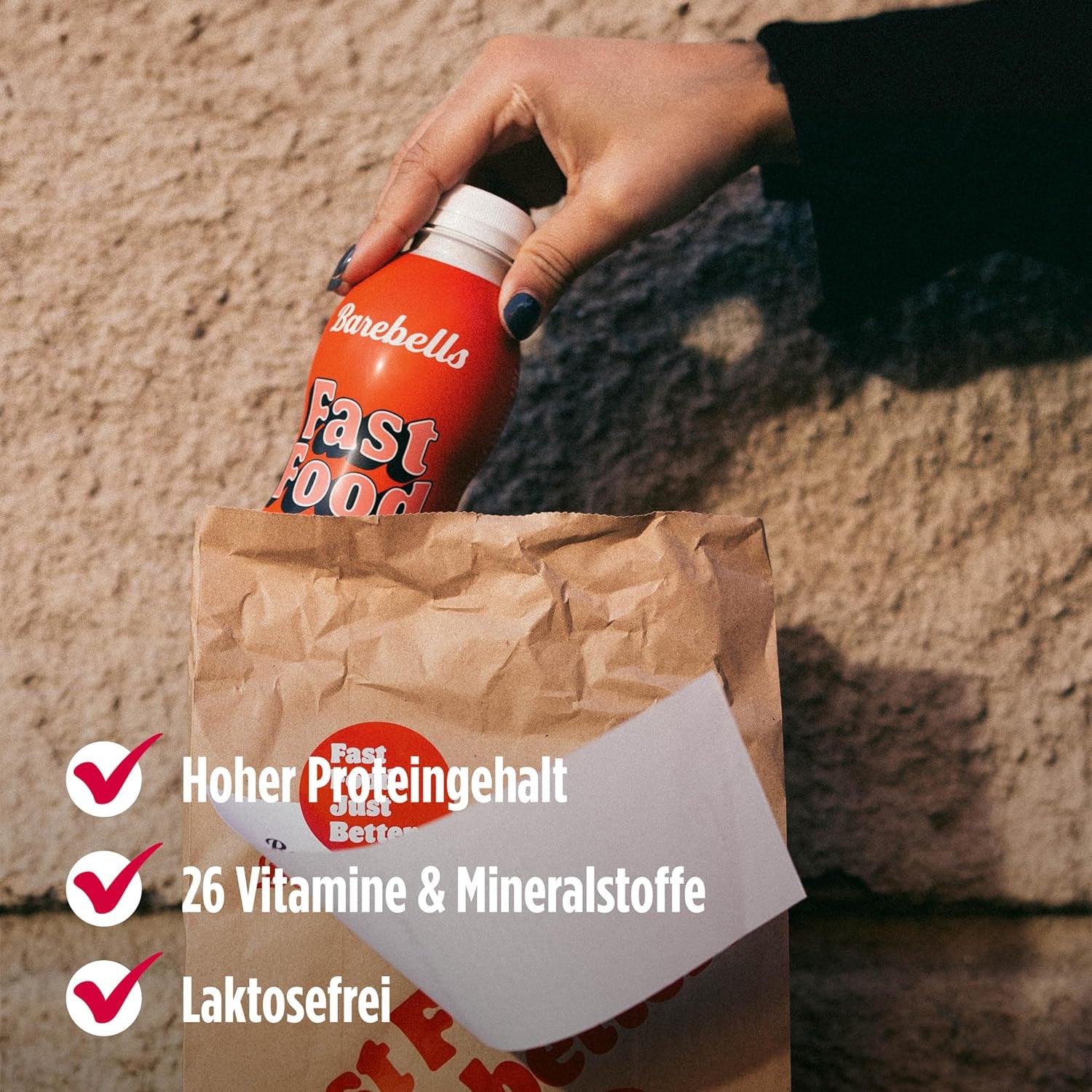 FOOD Trinkmahlzeit - 12x500ml - Strawberry