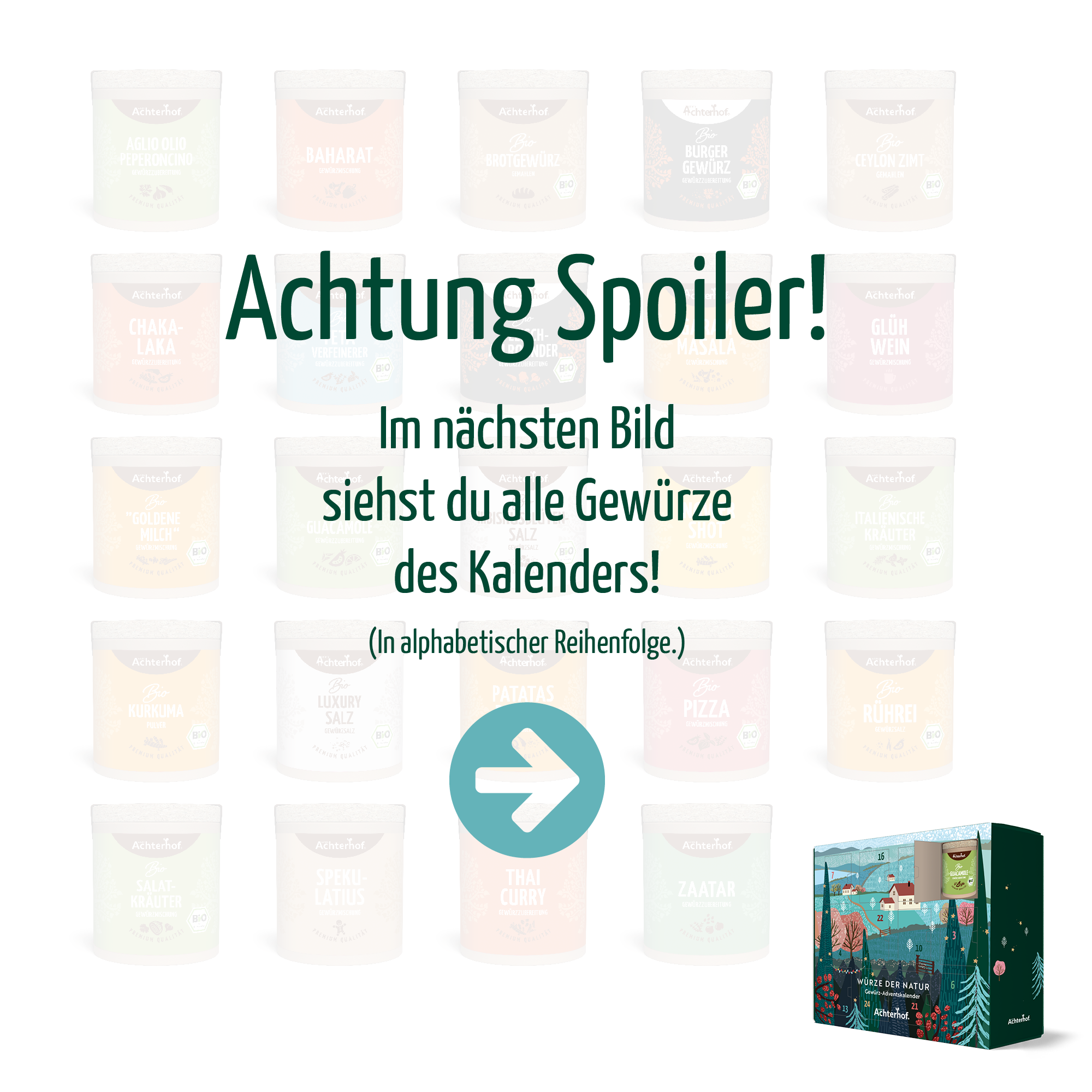 Gewürz-Adventskalender „Würze der Natur“