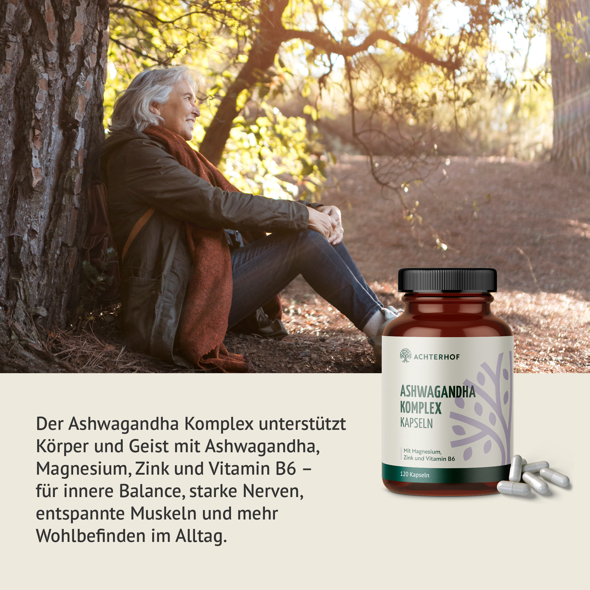 Ashwagandha Komplex (120 Kapseln)