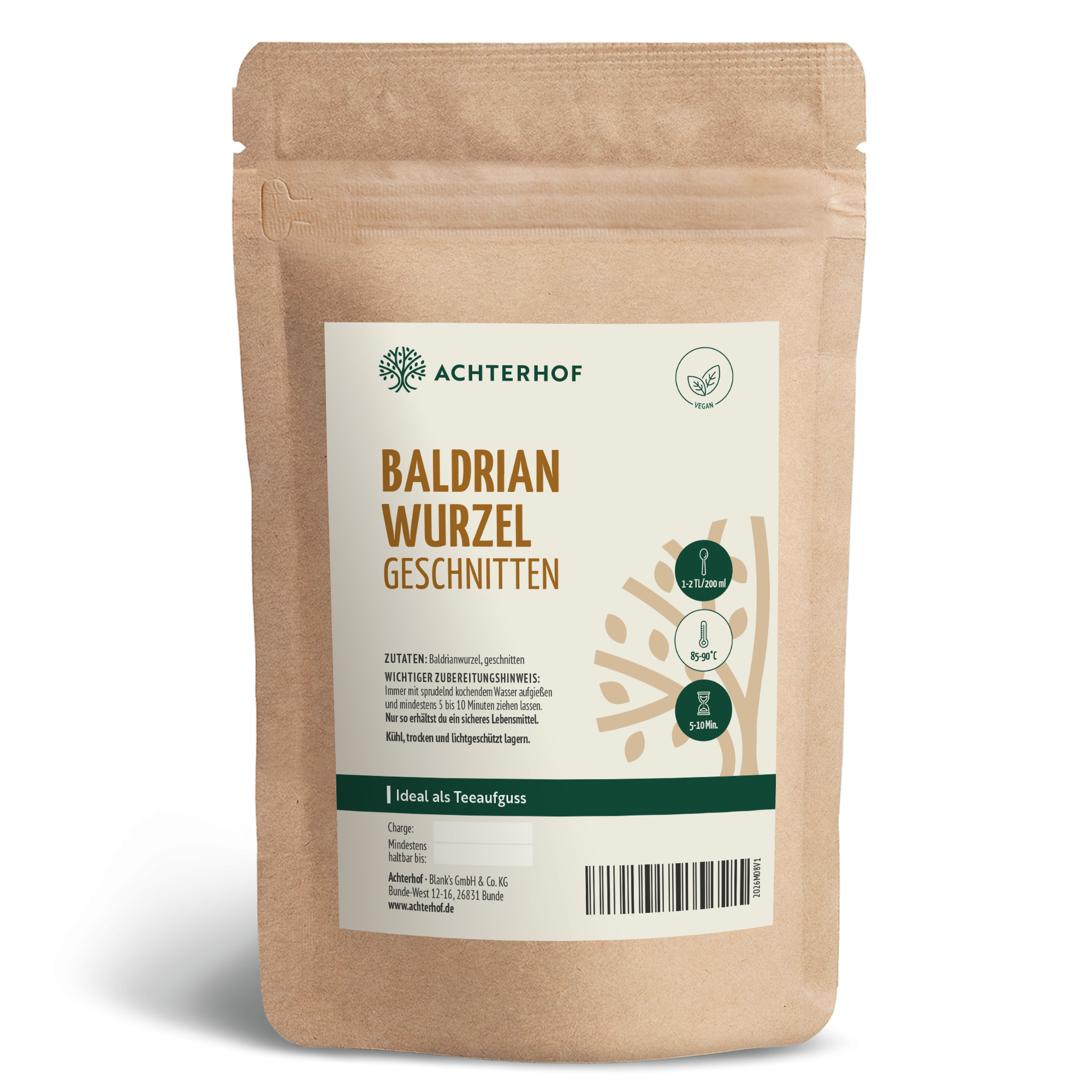 Baldrianwurzel geschnitten (250g)