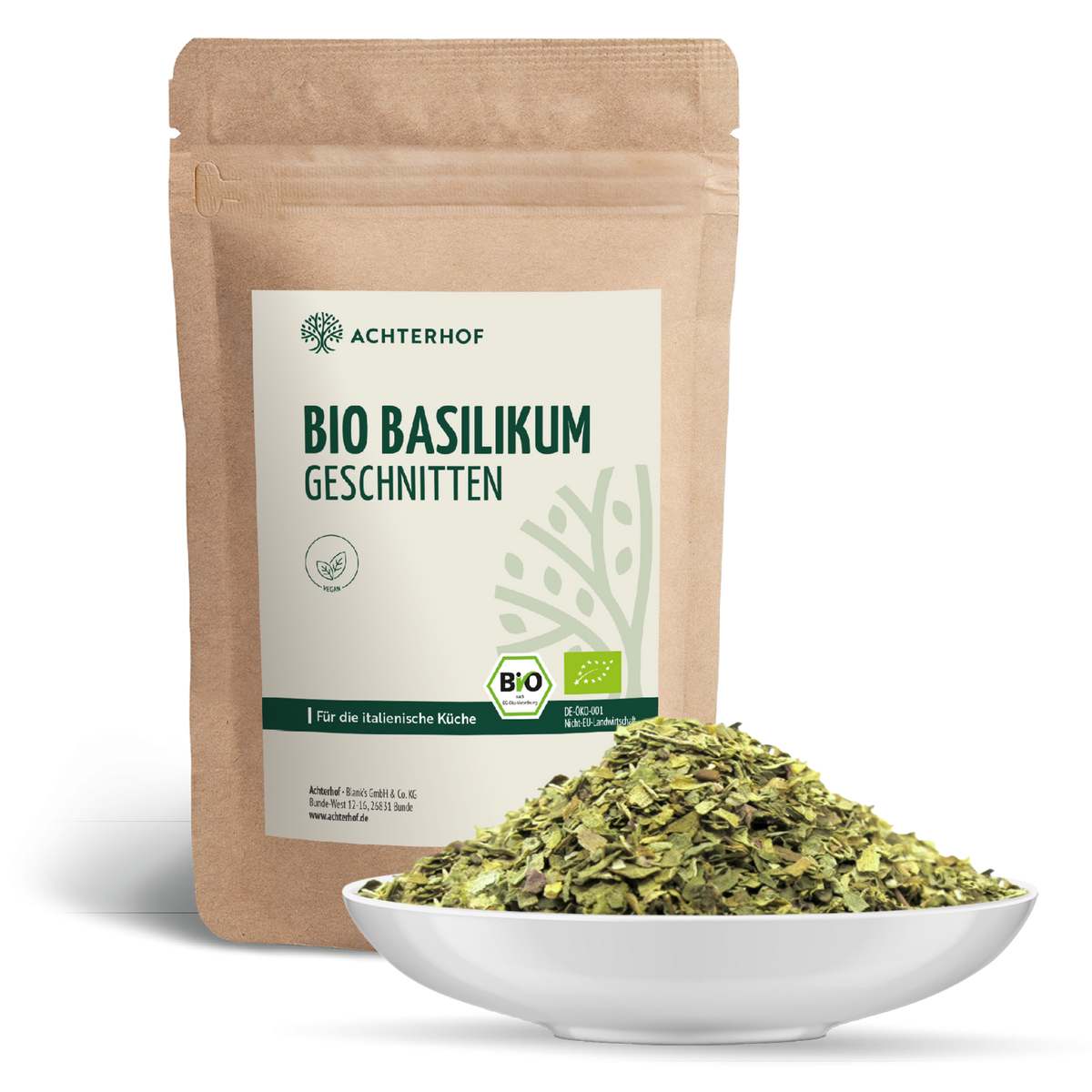 Basilikum geschnitten Bio (250g)