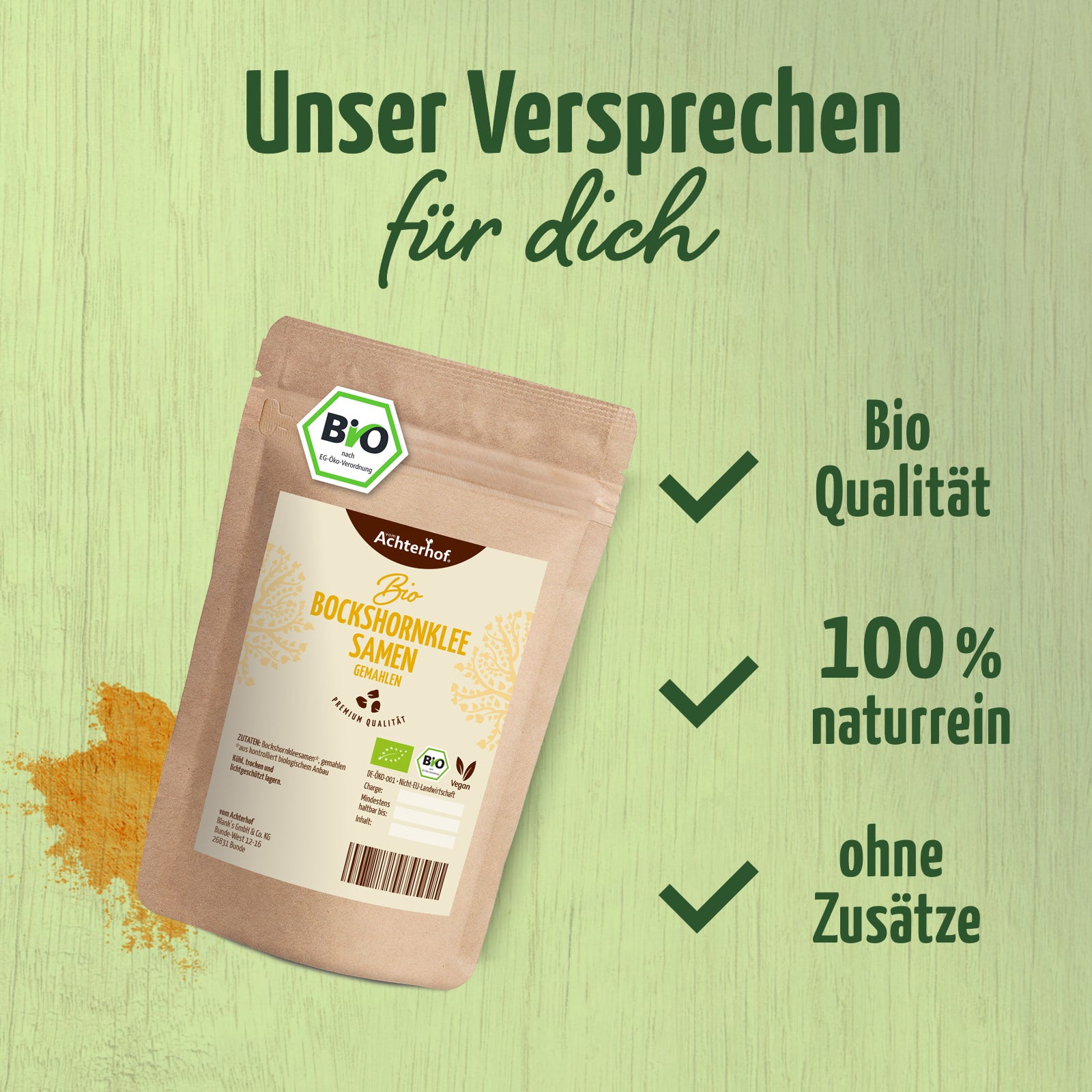 Bockshornkleesamen gemahlen Bio (500g)