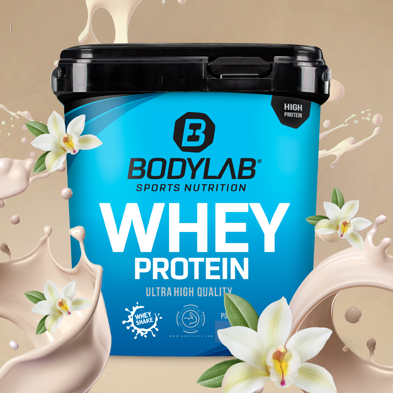Whey Protein (1000g) Bourbon Vanilla