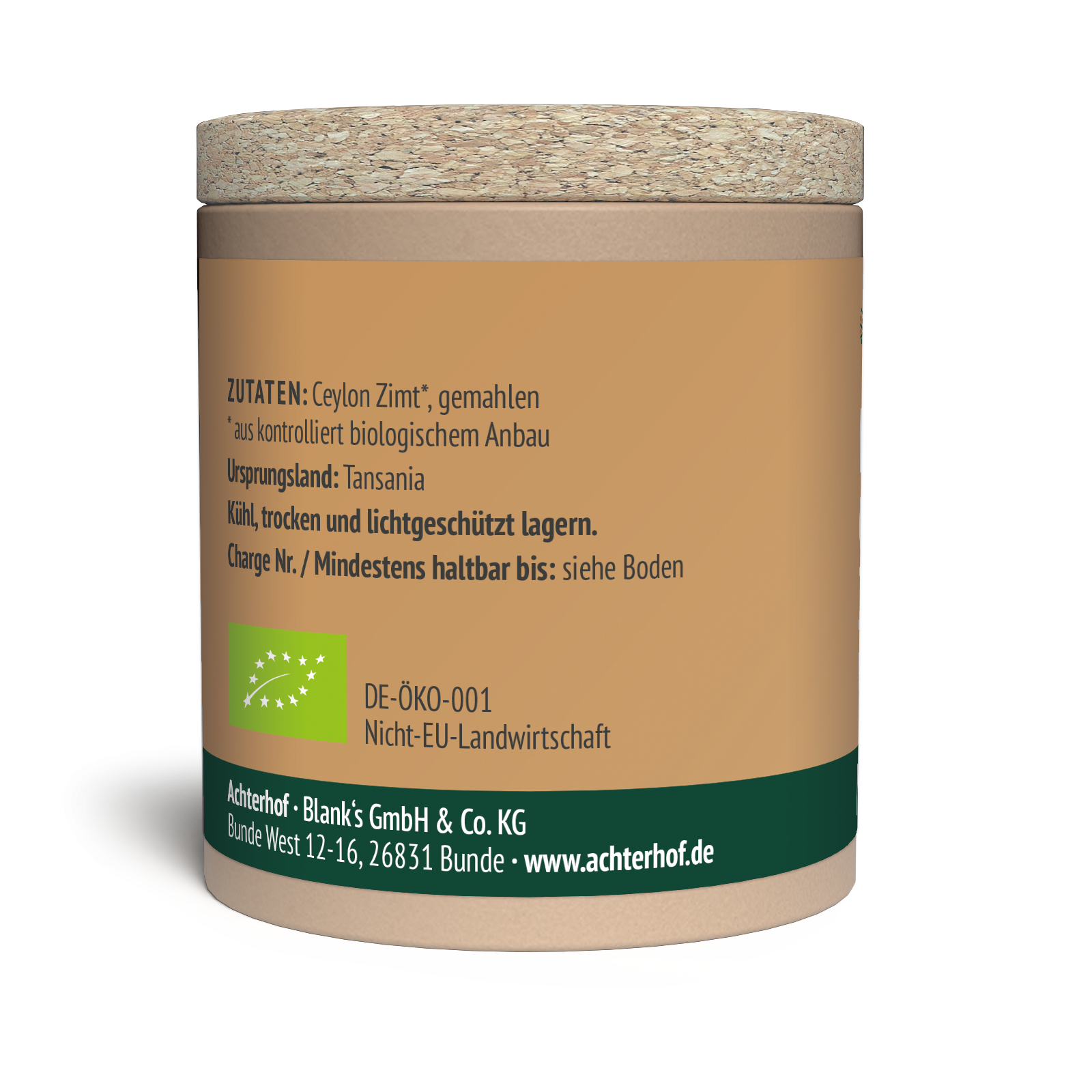 Bio Ceylon Zimt gemahlen (53g)