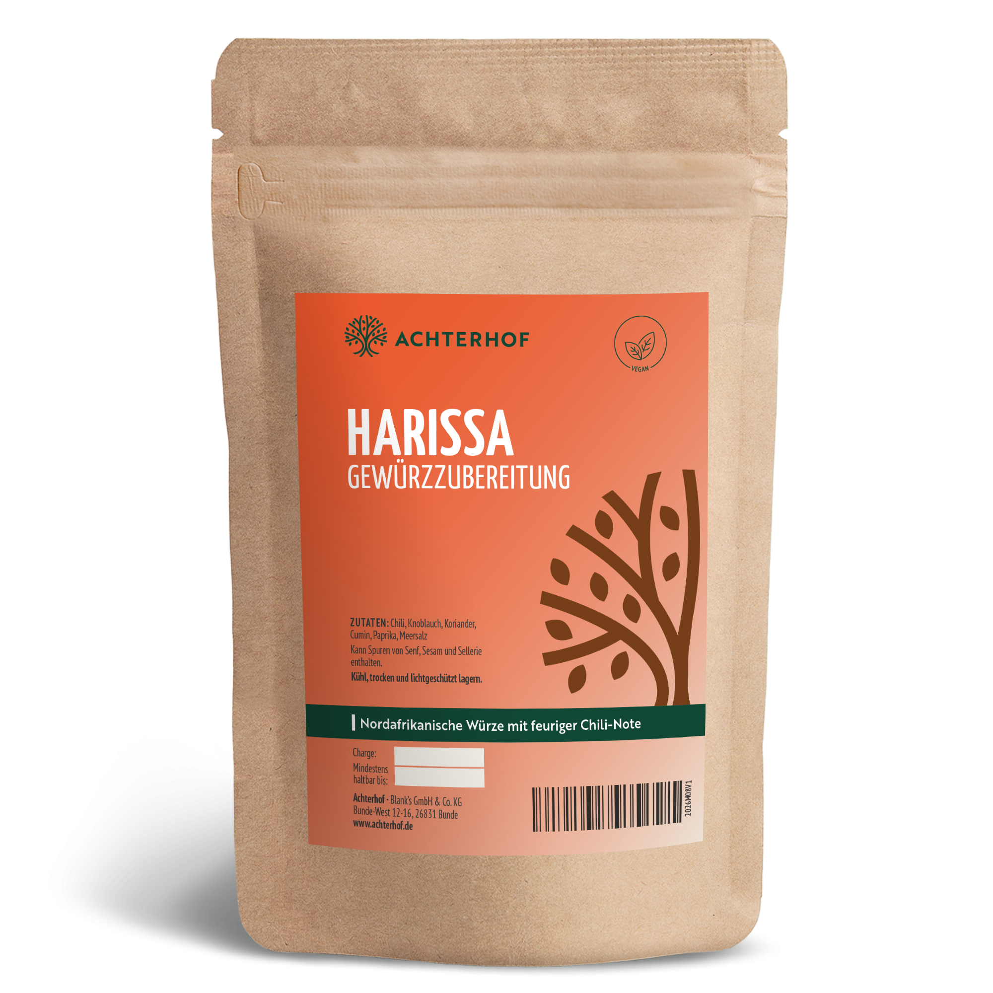 Harissa Gewürzzubereitung (100g)