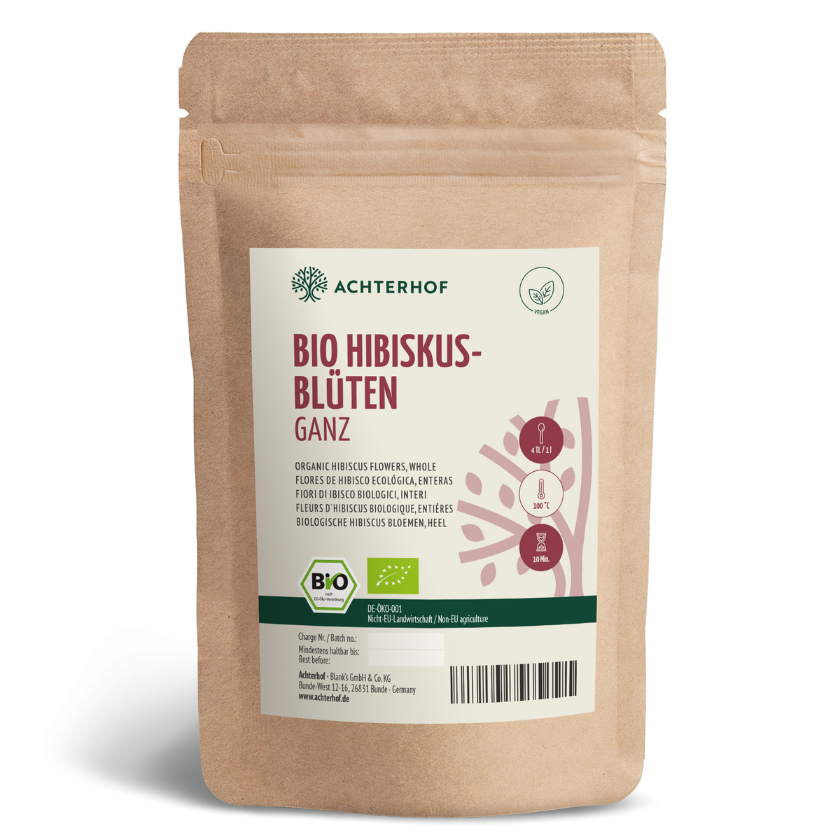 Bio Hibiskusblüten ganz (250g)