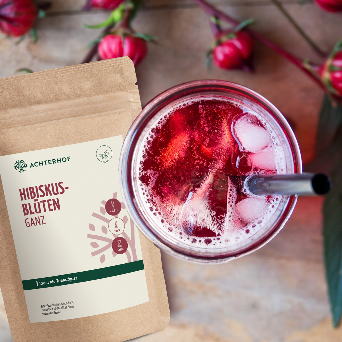 Hibiskusblüten ganz (1000g)