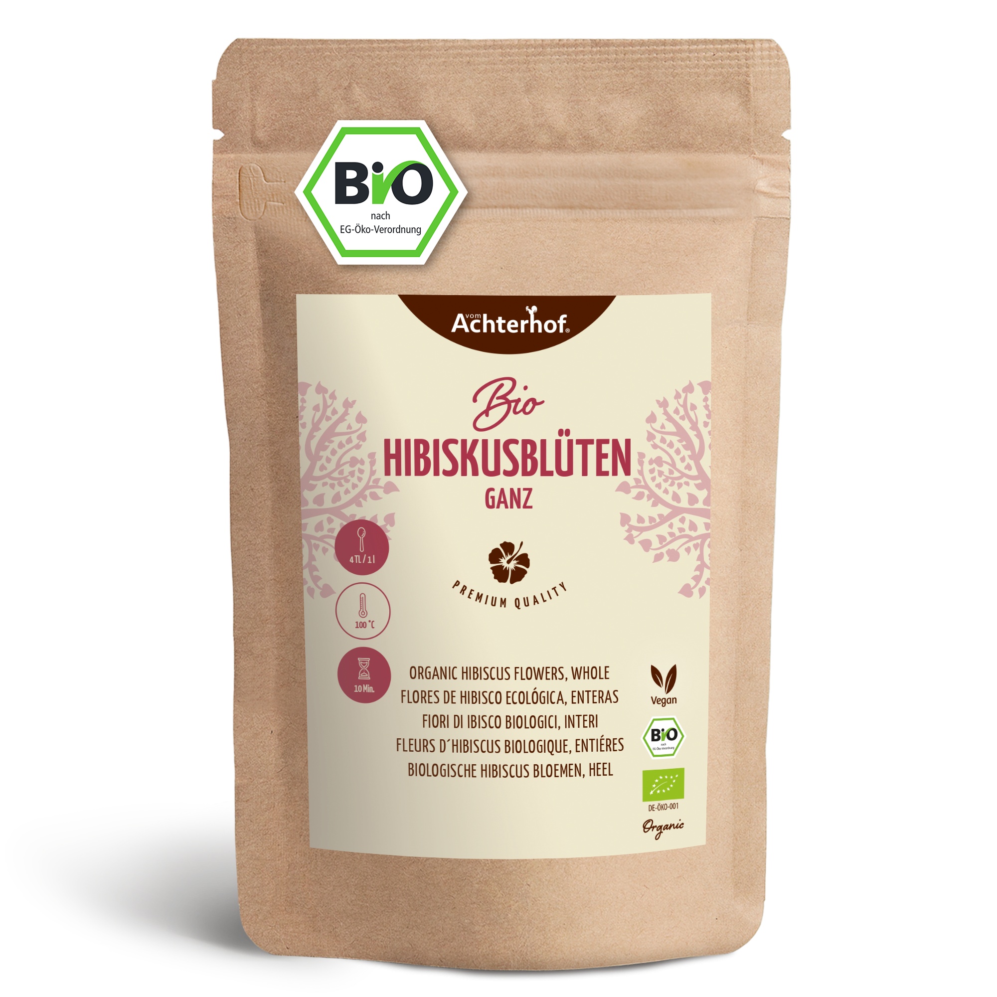 Bio Hibiskusblüten ganz (250g)