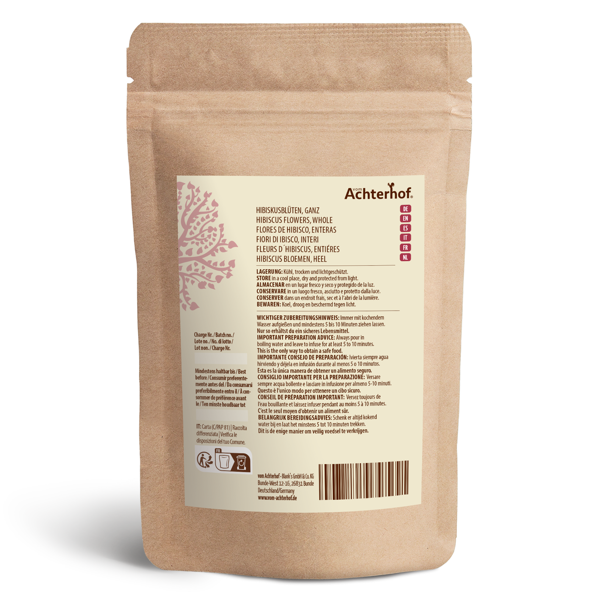 Hibiskusblüten ganz (250g)