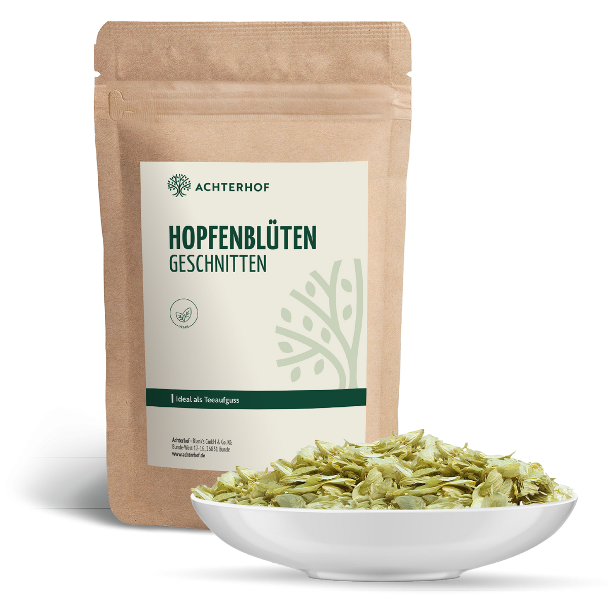 Hopfenblüten geschnitten (250g)