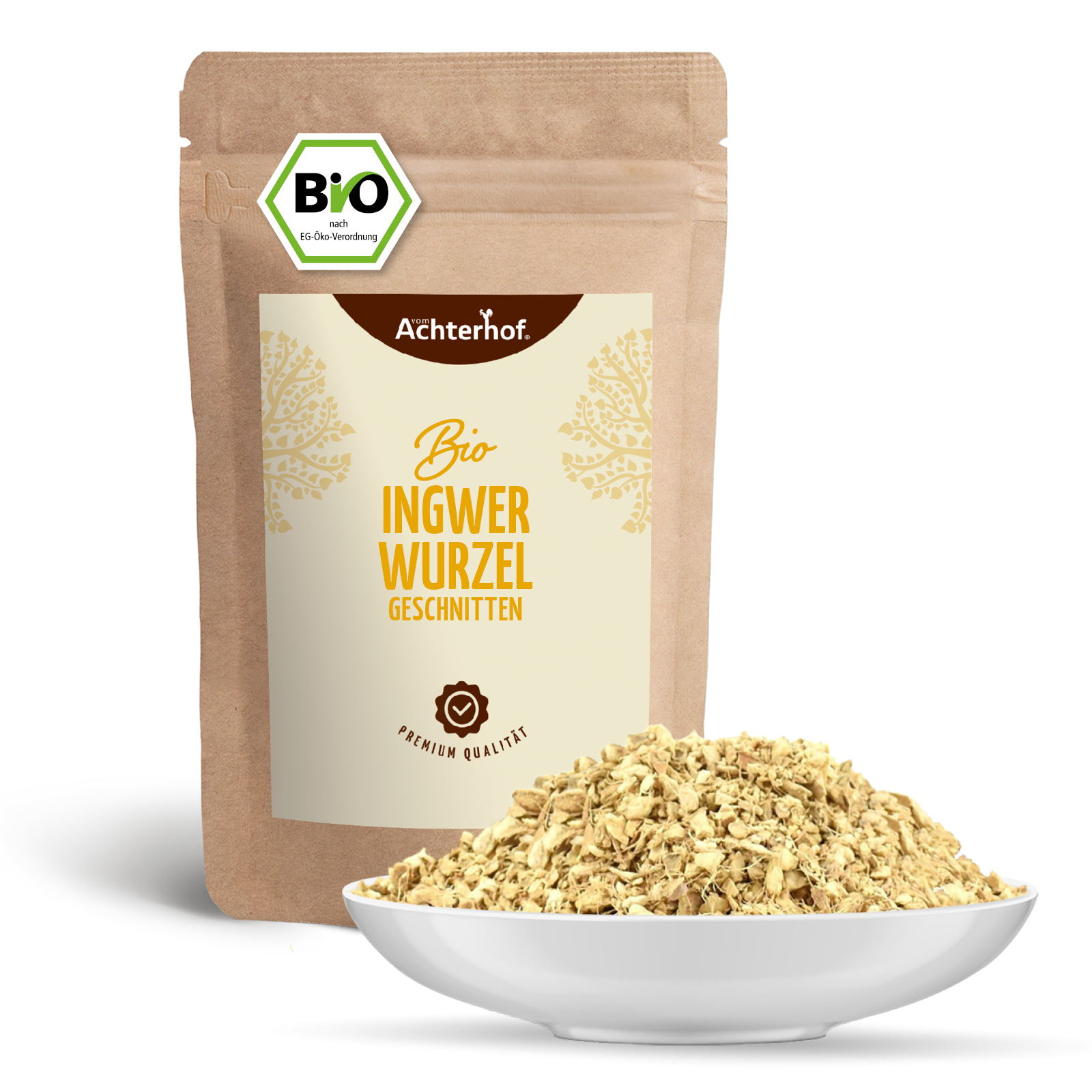 Ingwerwurzel geschnitten Bio (250g)