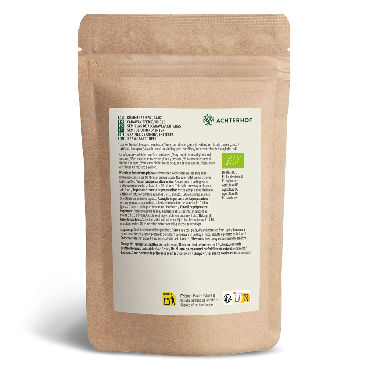 Kümmelsamen ganz Bio (1000g)