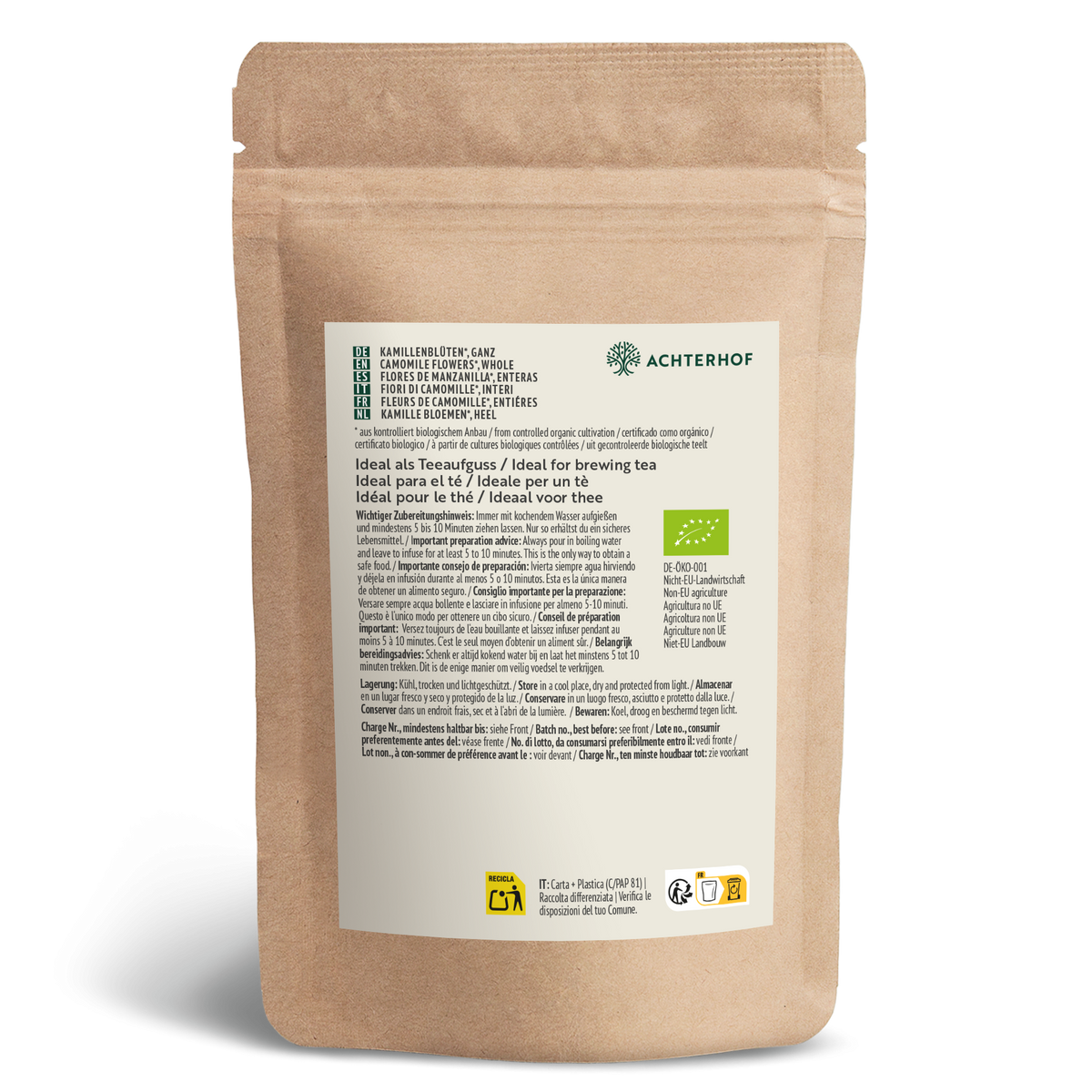 Kamillenblüten ganz Bio (500g)