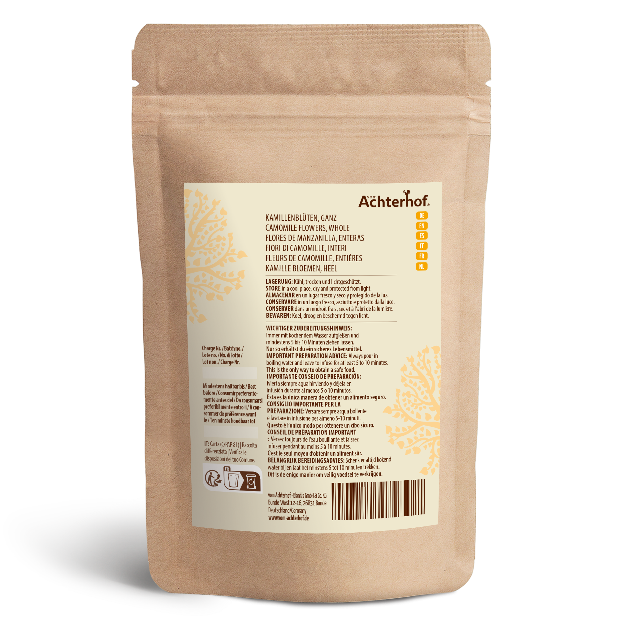 Kamillenblüten ganz (500g)