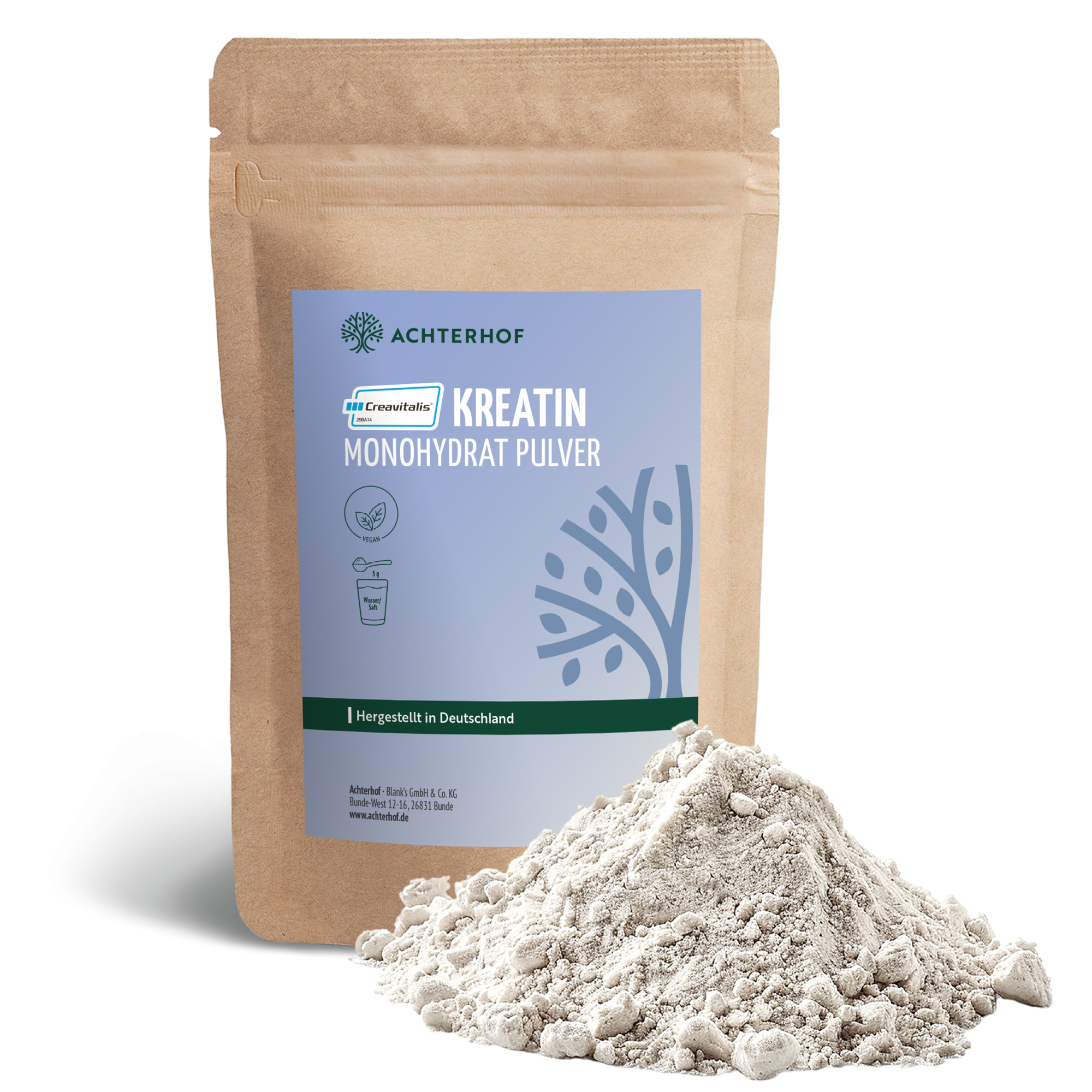 Creavitalis® Kreatin Monohydrat Pulver (250g)