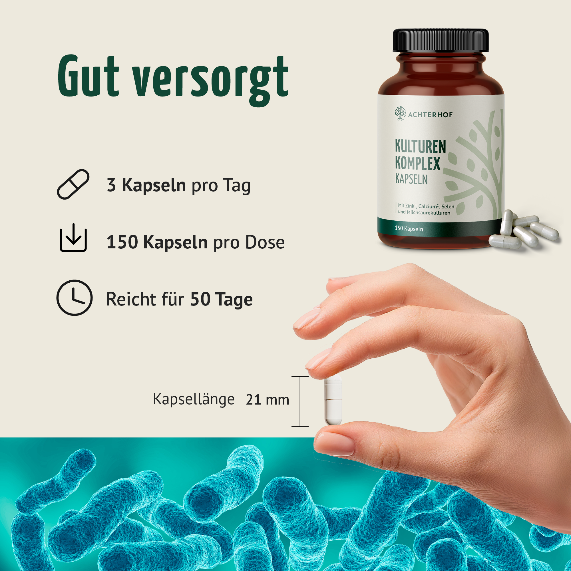 Kulturen Komplex Kapseln (150 Kapseln)