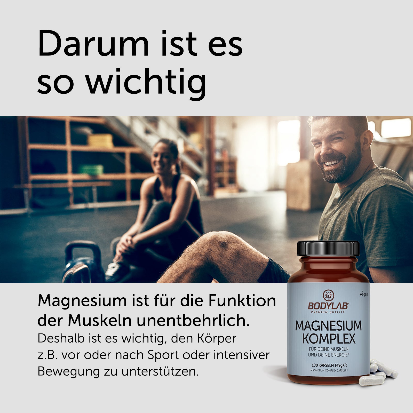 Magnesium Komplex (180 Kapseln)