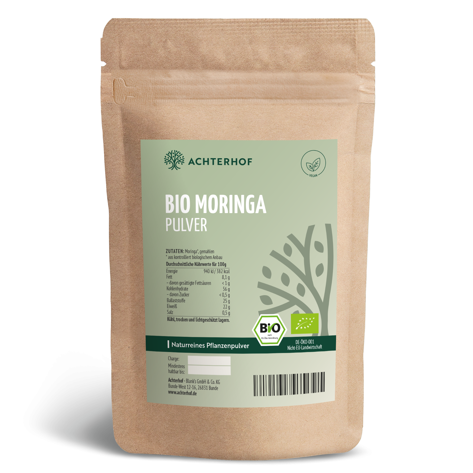 Bio Moringa Pulver (500g)