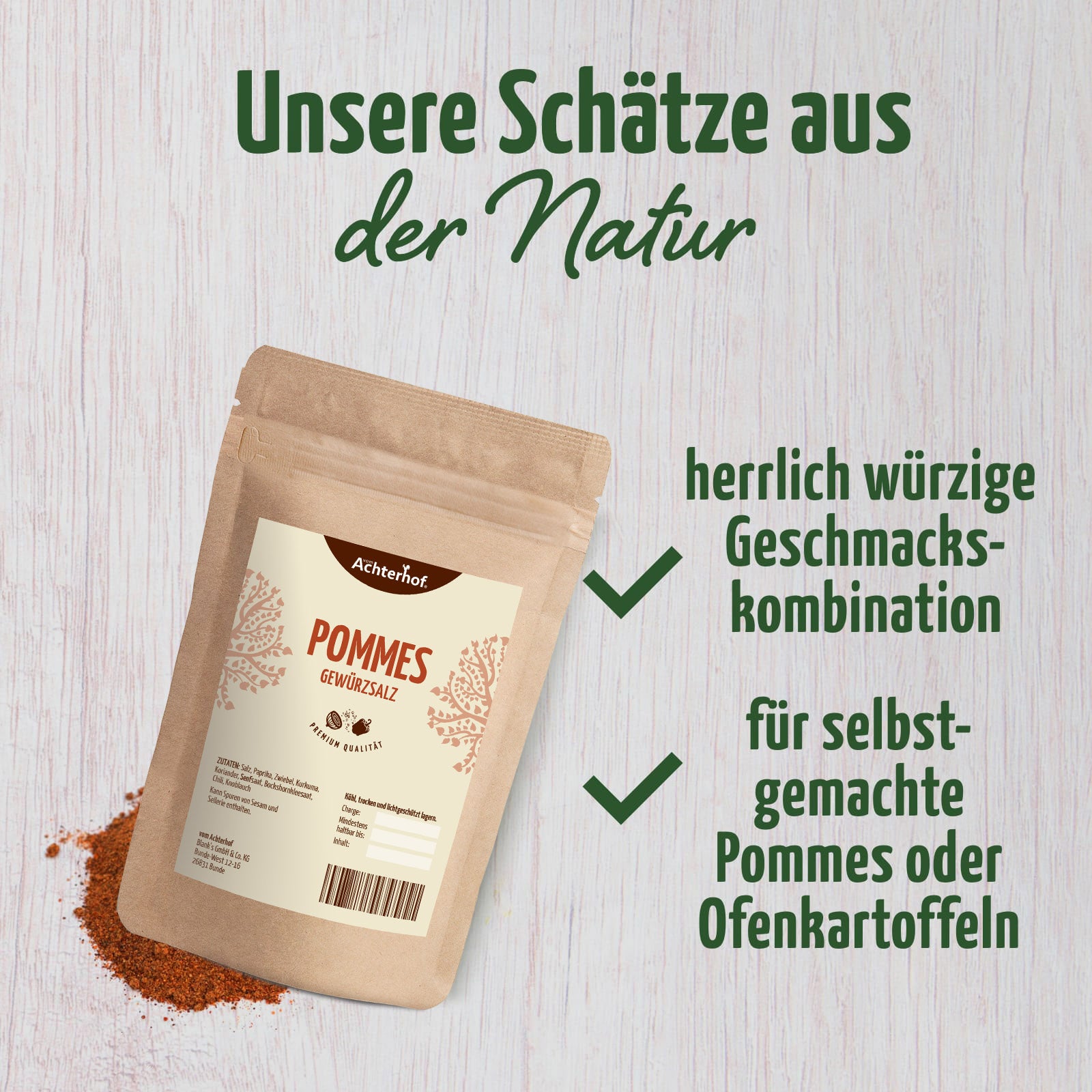 Pommes Gewürzsalz (100g)