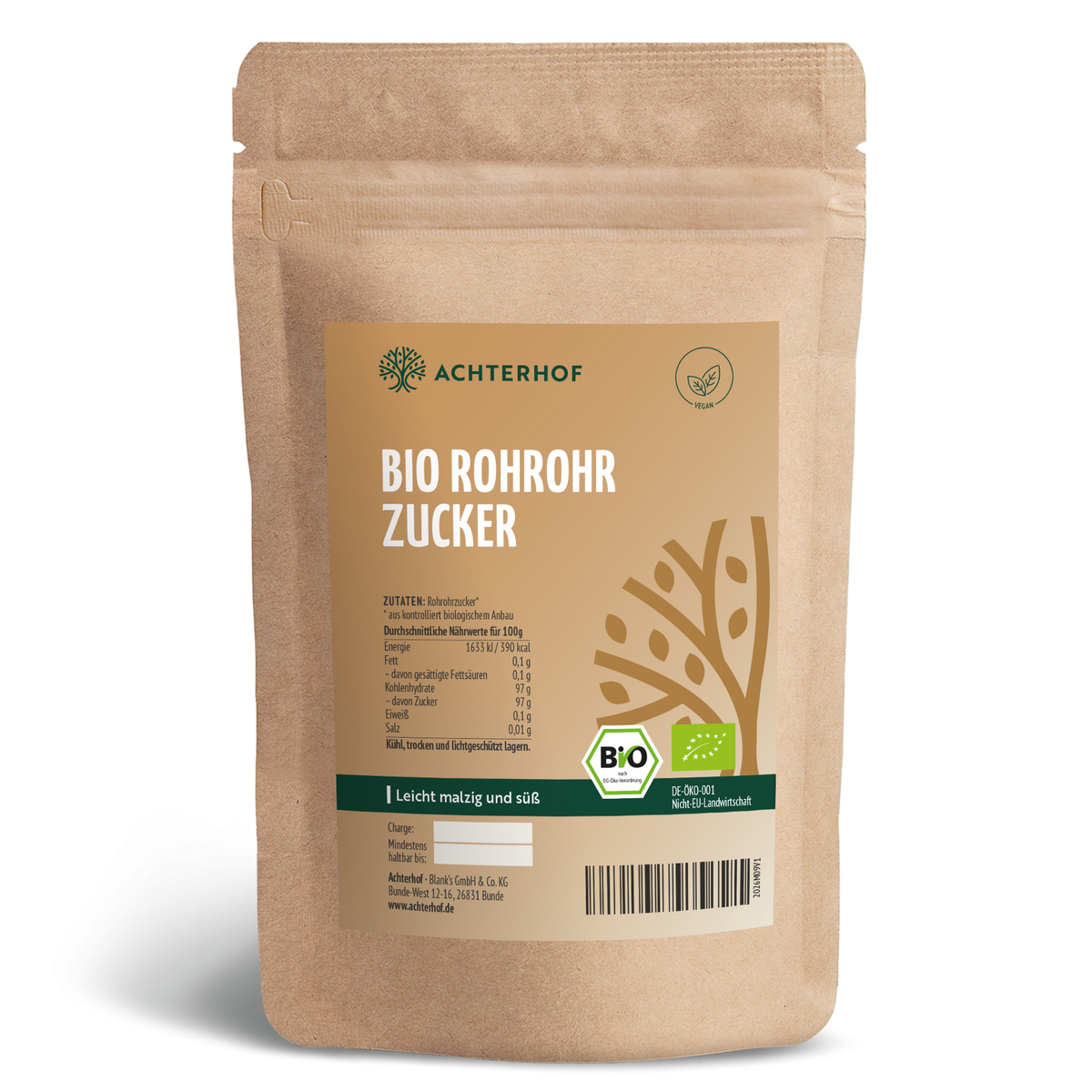 Rohrohrzucker Bio (1000g)