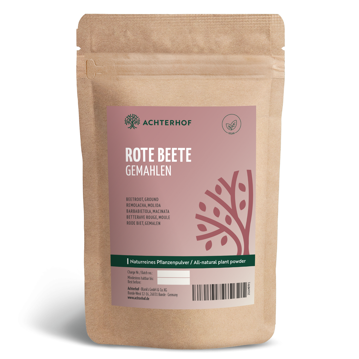 Rote Beete gemahlen (500g)