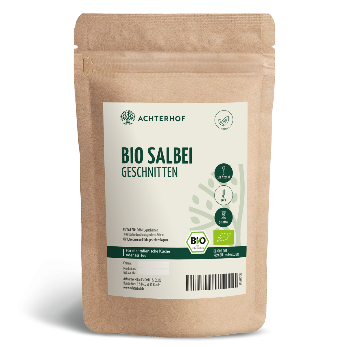 Salbei geschnitten Bio (250g)