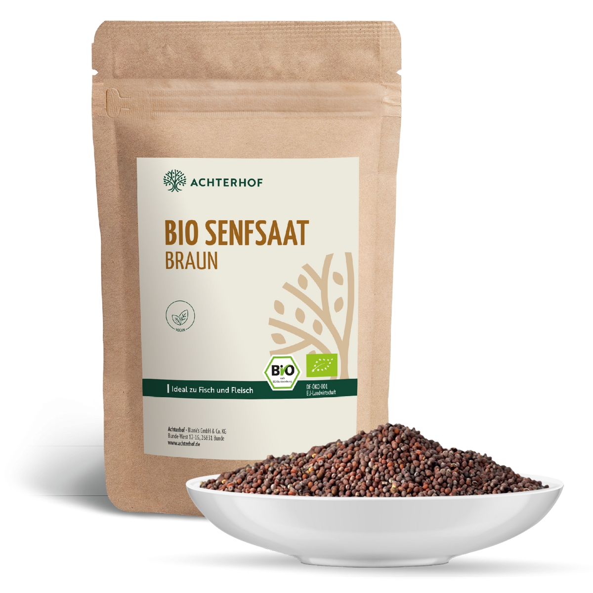 Senfsaat braun ganz Bio (250g)