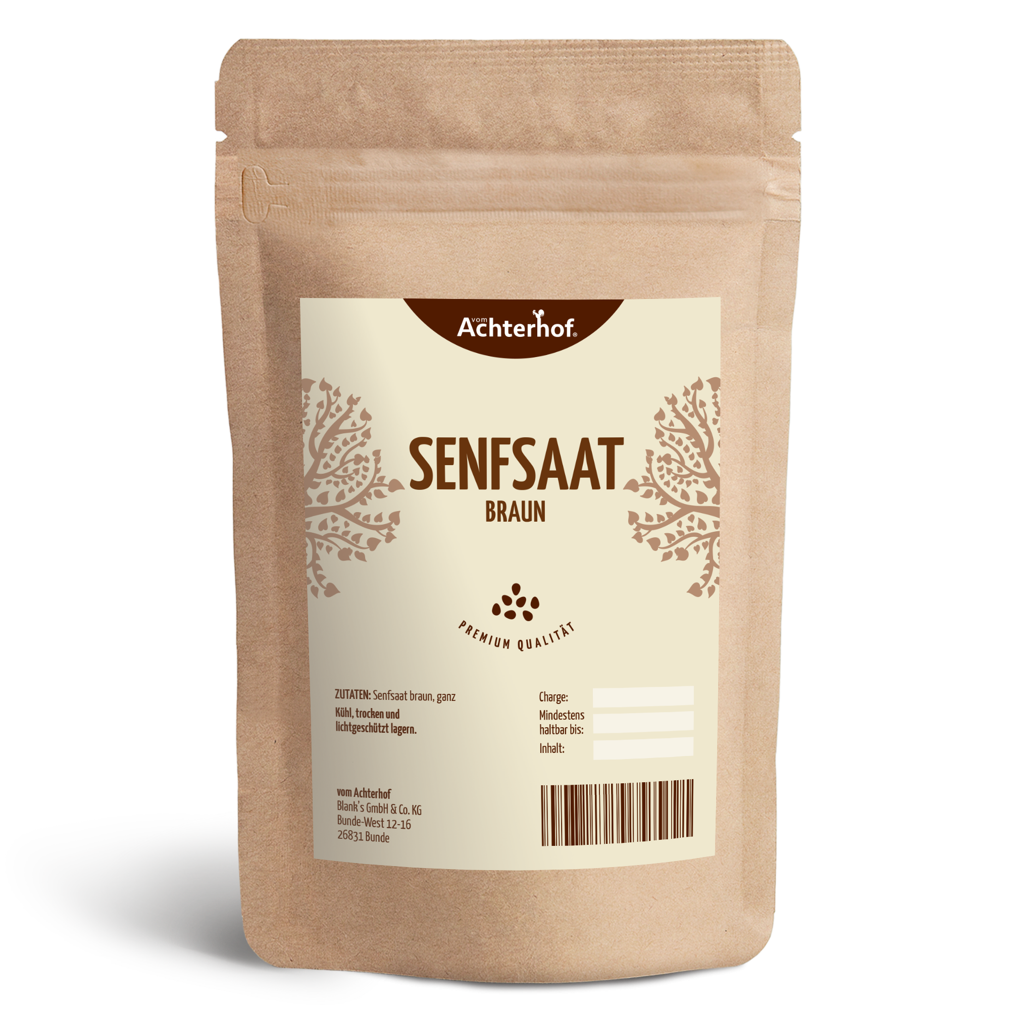 Senfsaat braun ganz (500g)
