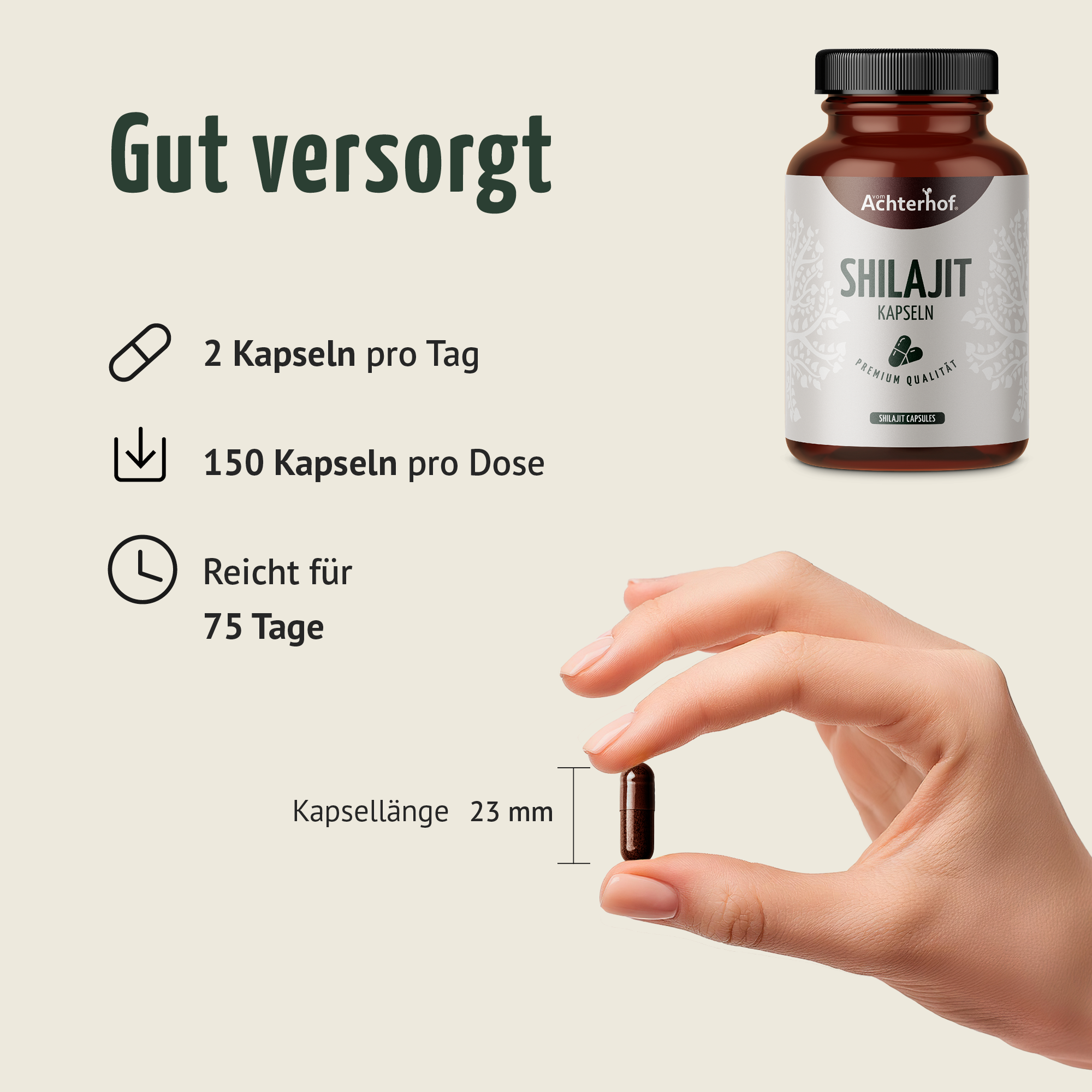 Shilajit Kapseln (150 Kapseln)