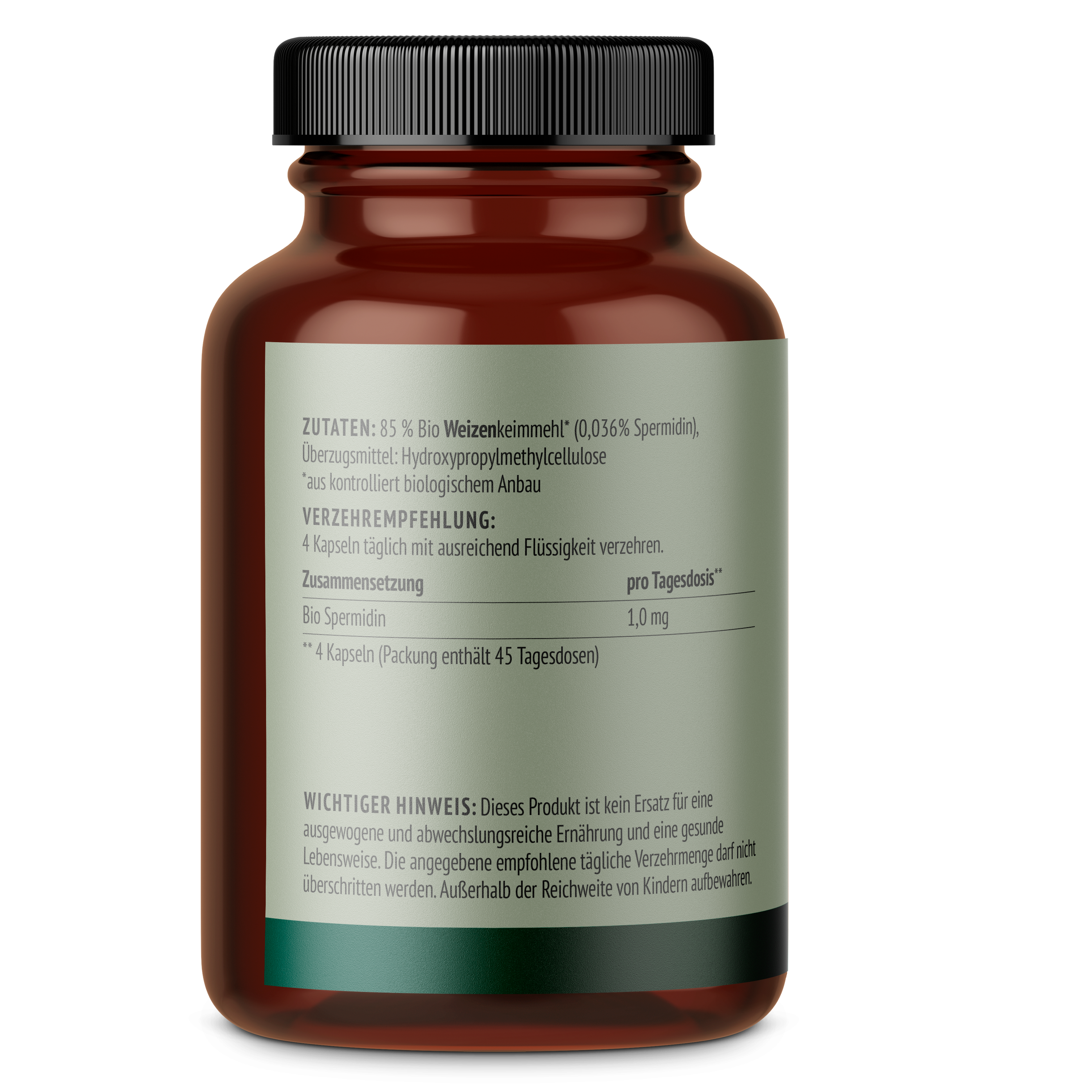 Spermidin Kapseln Bio (180 Kapseln)