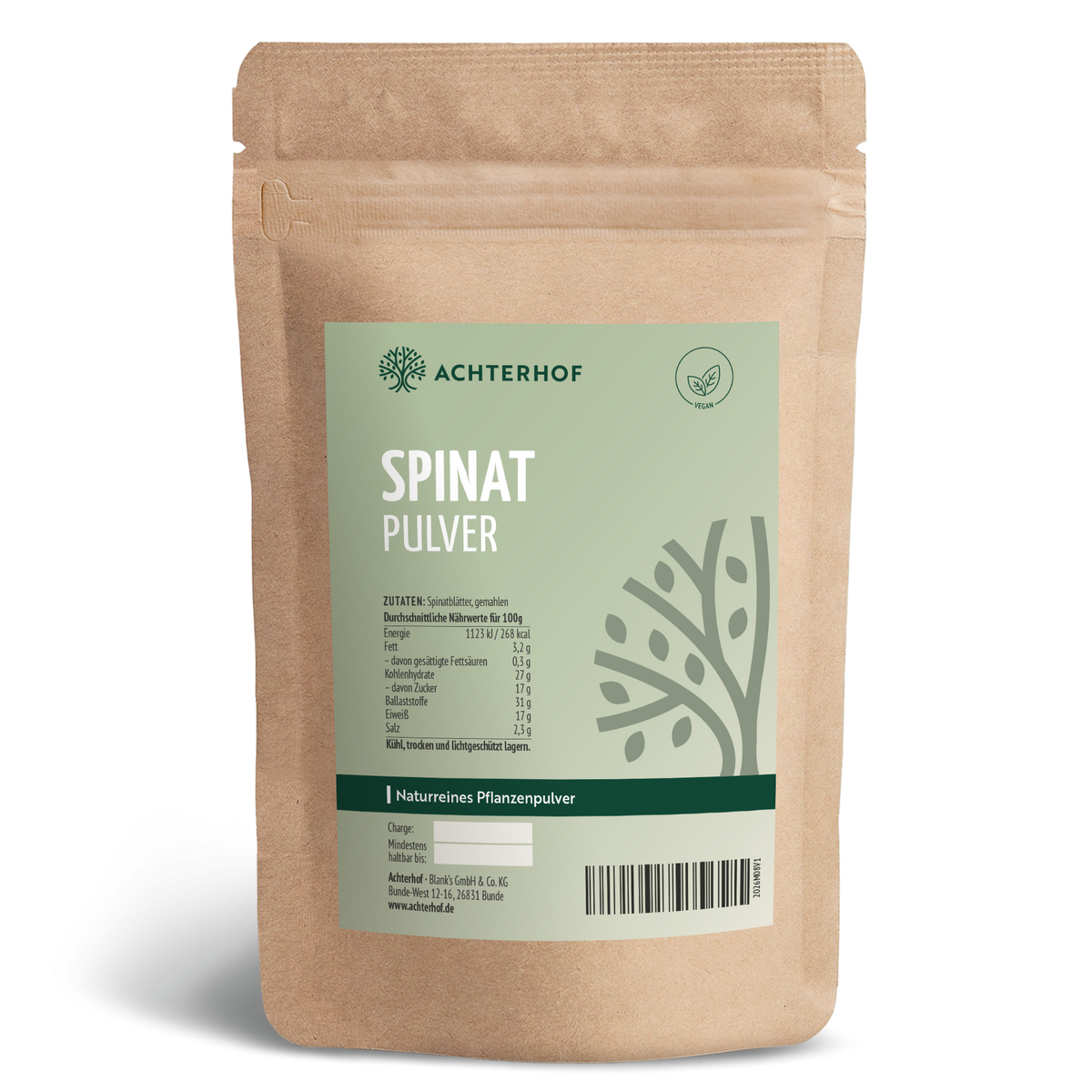 Spinat Pulver (1000g)