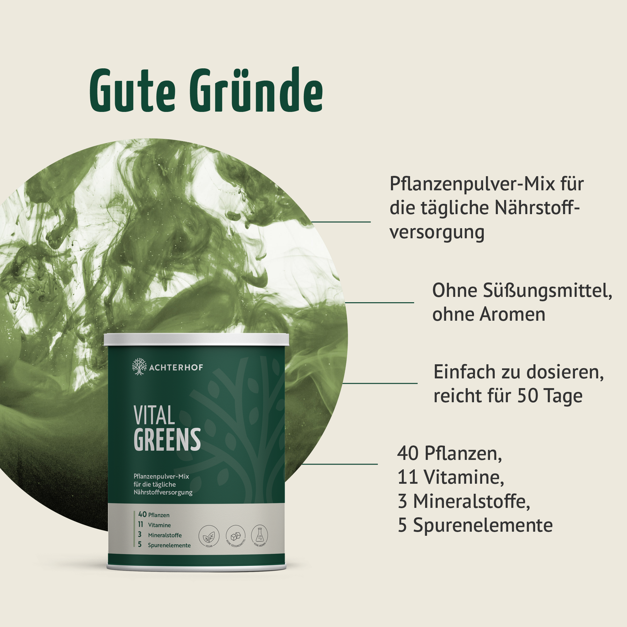 Vital Greens Pulver (400g)