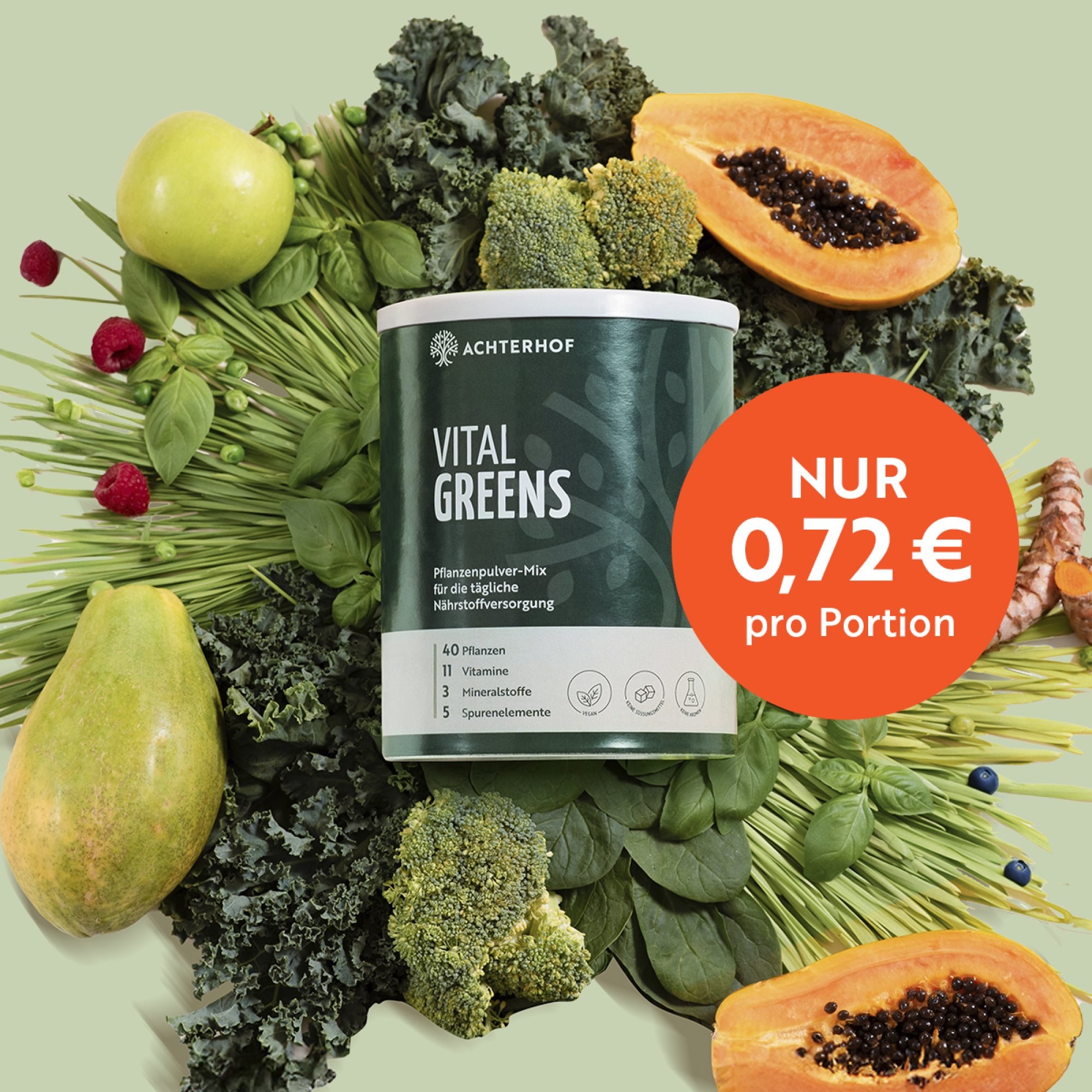 Vital Greens Pulver (400g)