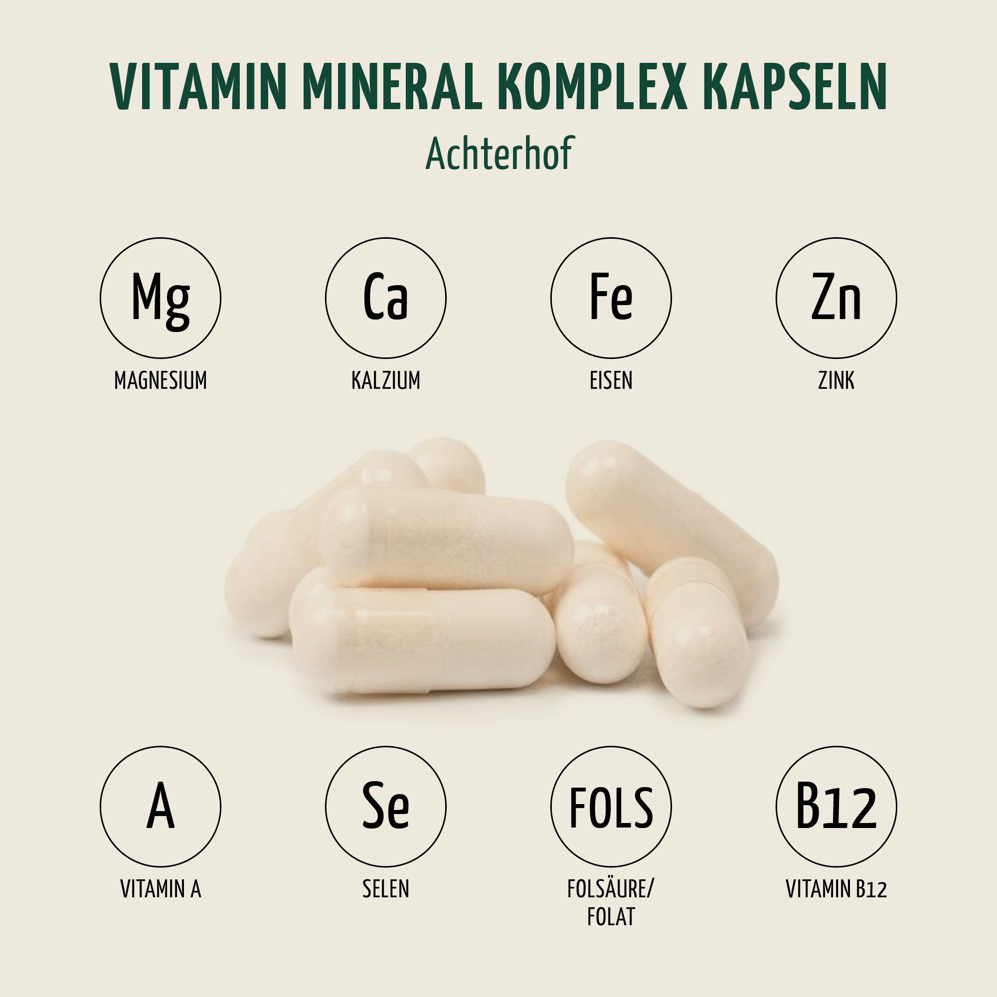 Vitamin Mineral Komplex (150 Kapseln)