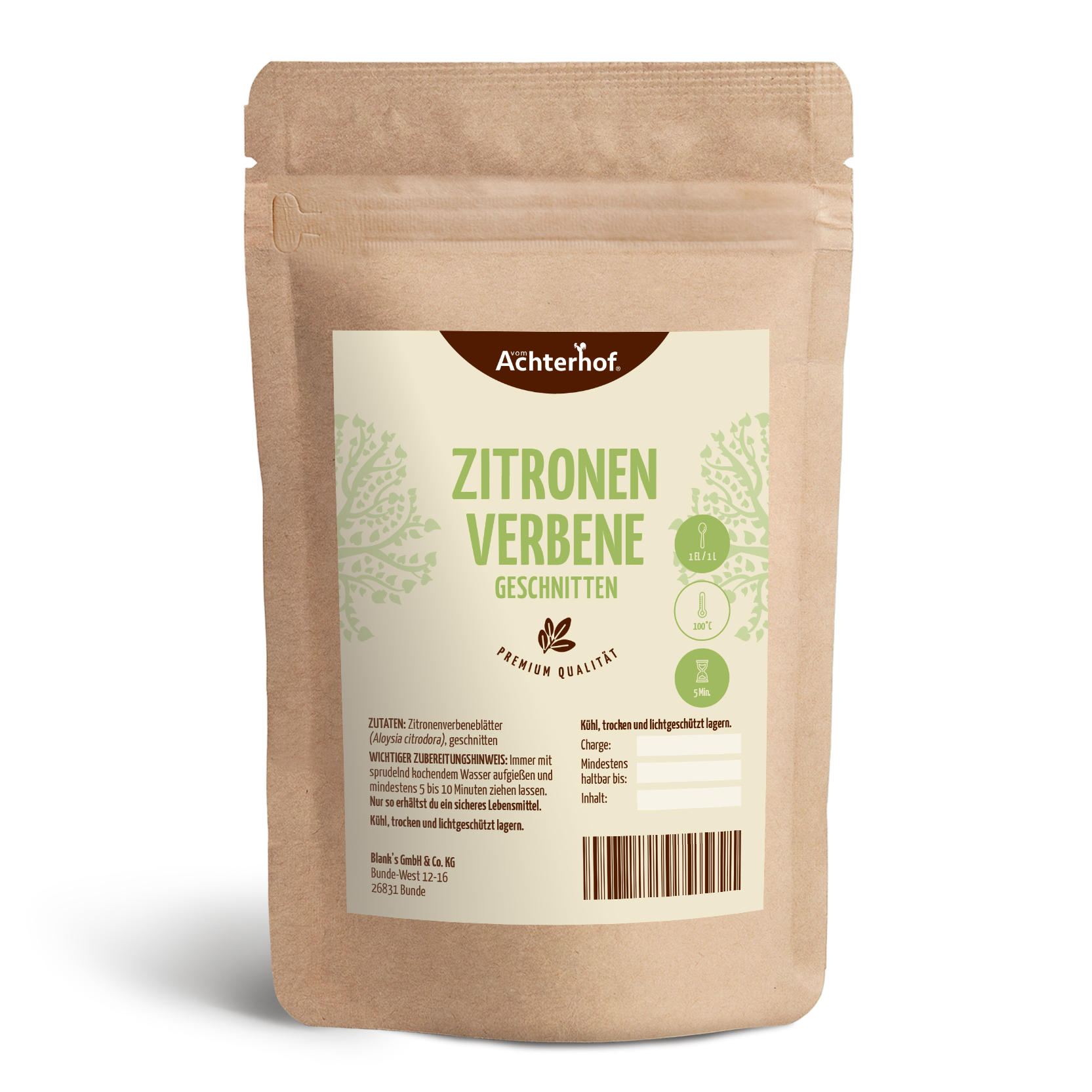 Zitronenverbene geschnitten (250g)