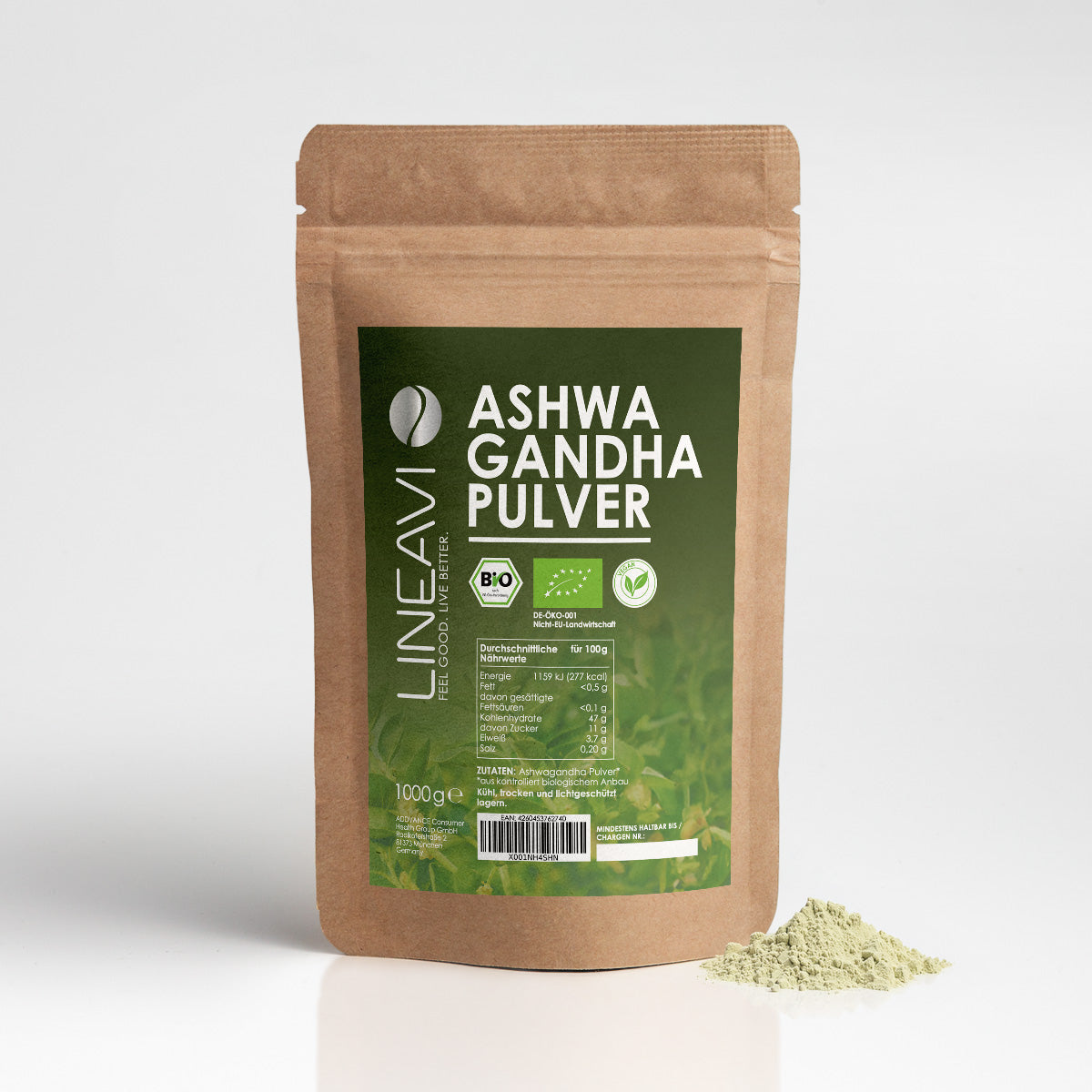 Bio Ashwagandhapulver (1000g) - Default Title