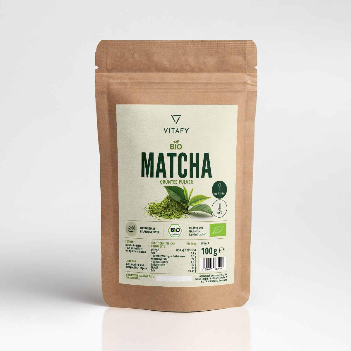Bio Matcha Grünteepulver (100g)