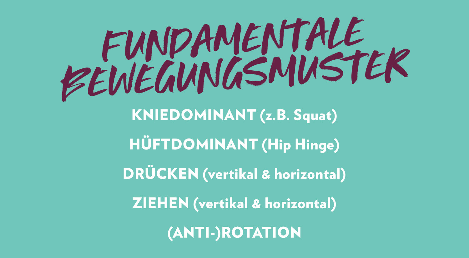 Fundamentale Bewegungsmuster