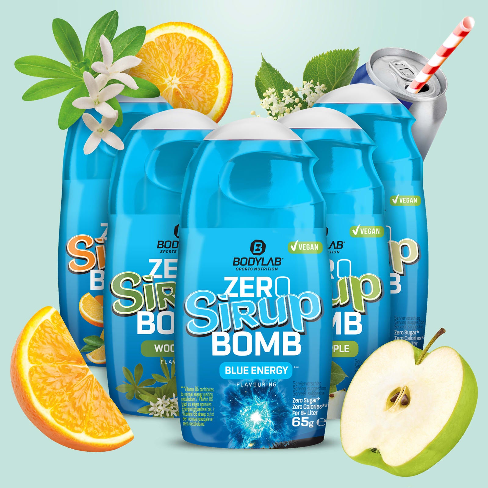 ZERO Sirup BOMB 1.0 - 4.0 Box  (5x65ml)